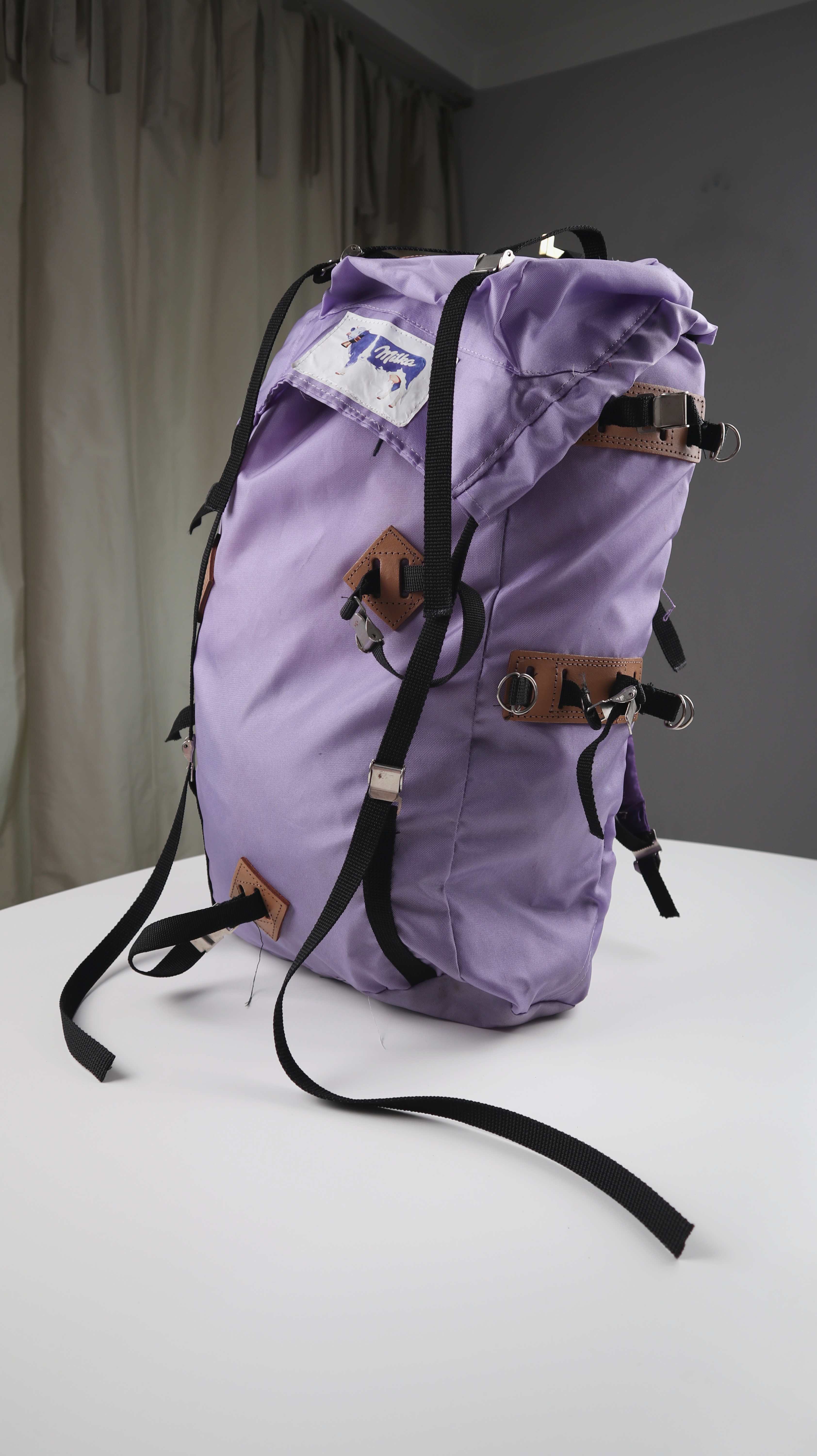 Milka Rucksack Lila Wanderrucksack true Vintage Flieder