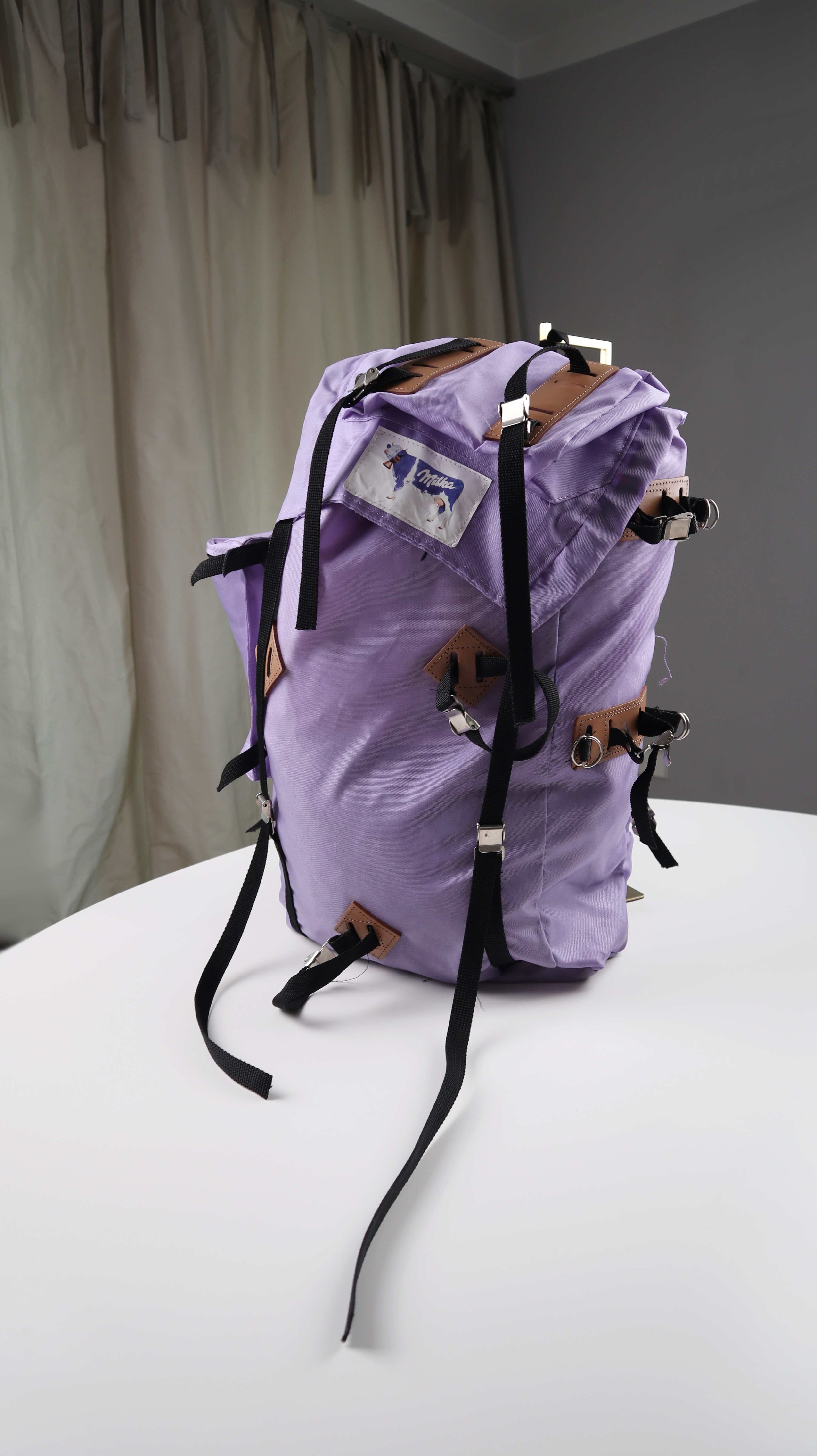 Milka Rucksack Lila Wanderrucksack true Vintage Flieder
