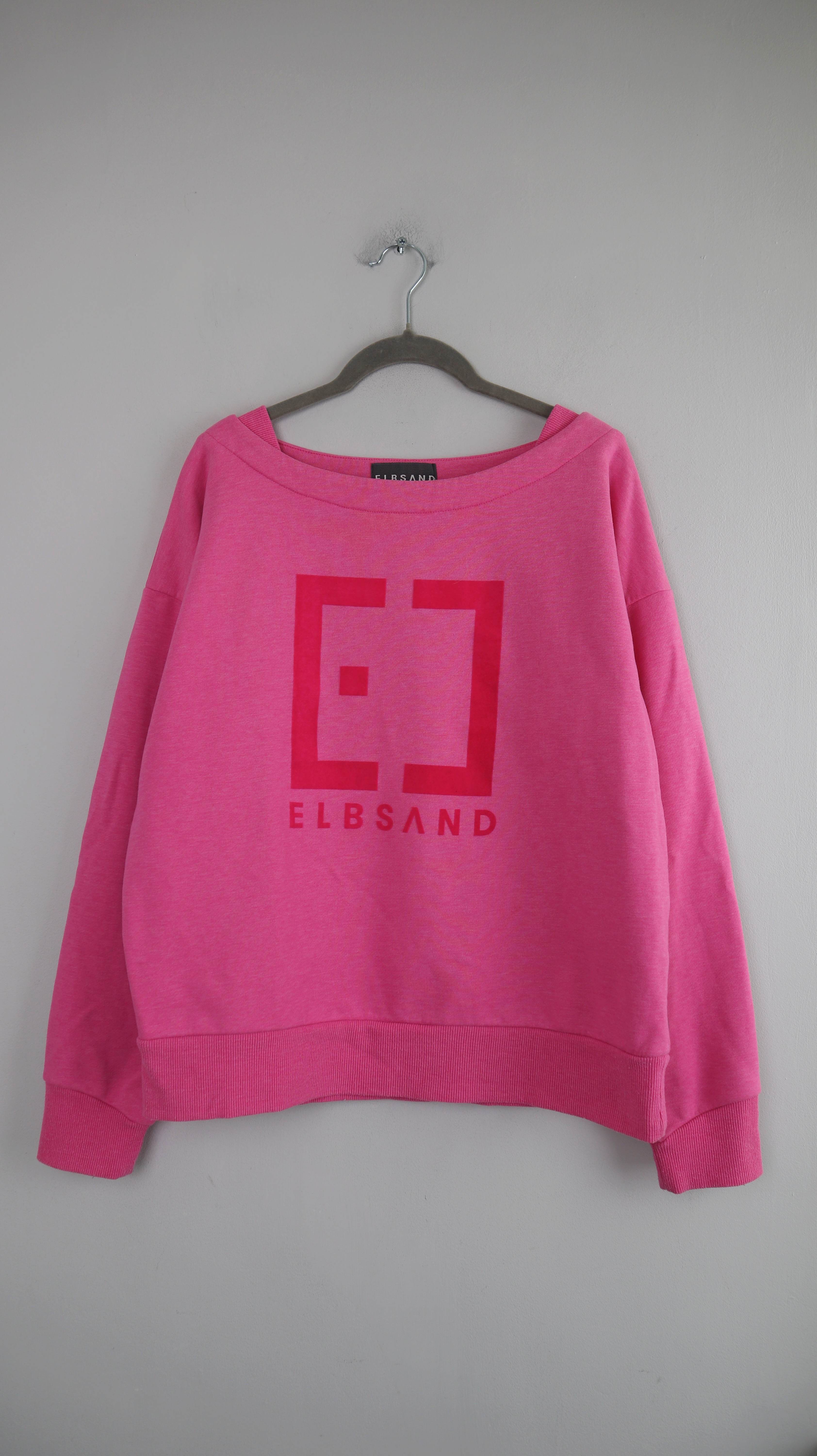 Elbsand Pullover Pink XL Sweater basic einfarbig Shirt Oberteil