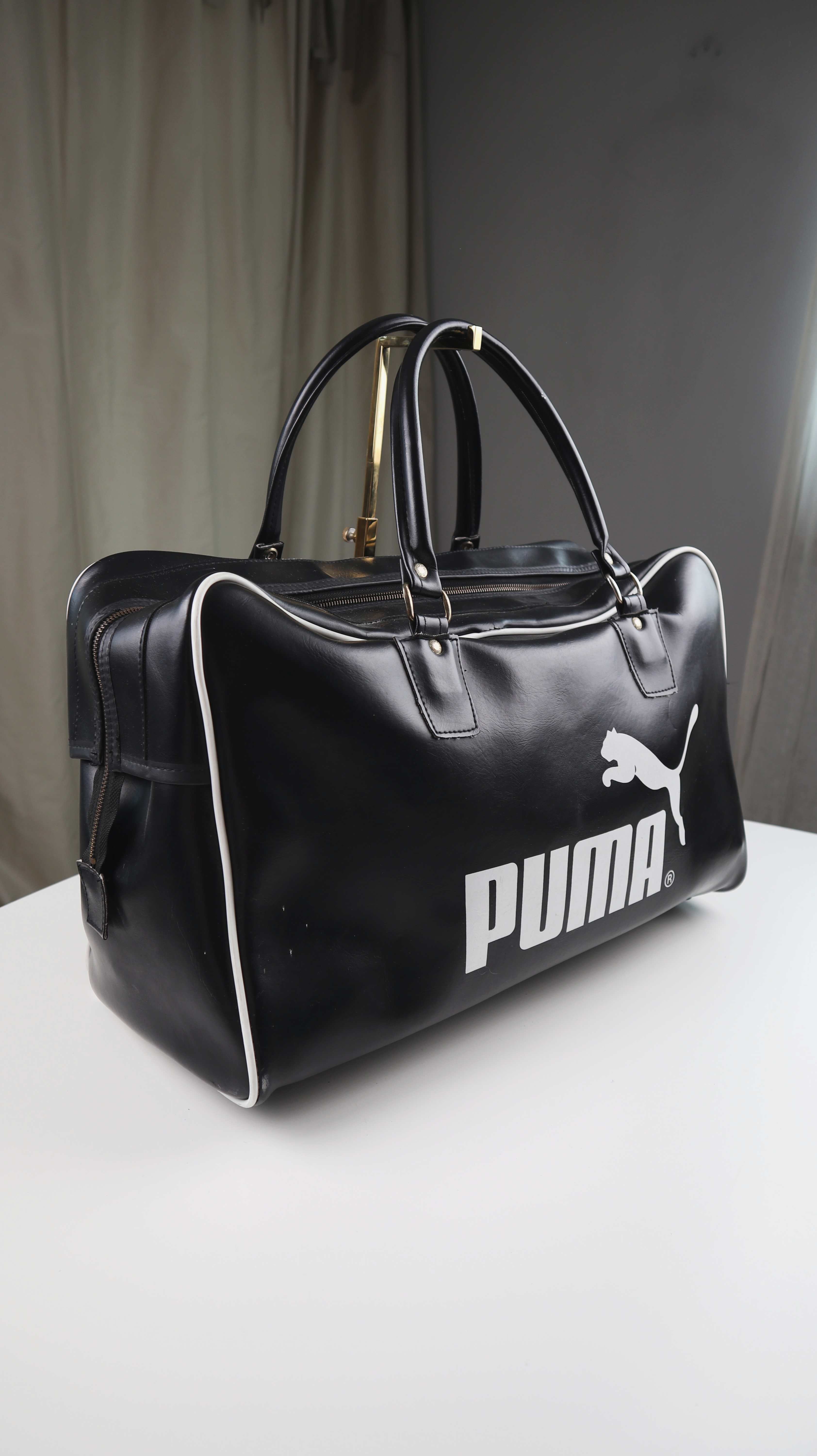 Puma Tasche Sporttasche Reisetasche Weekender 90s schwarz Trainingstasche