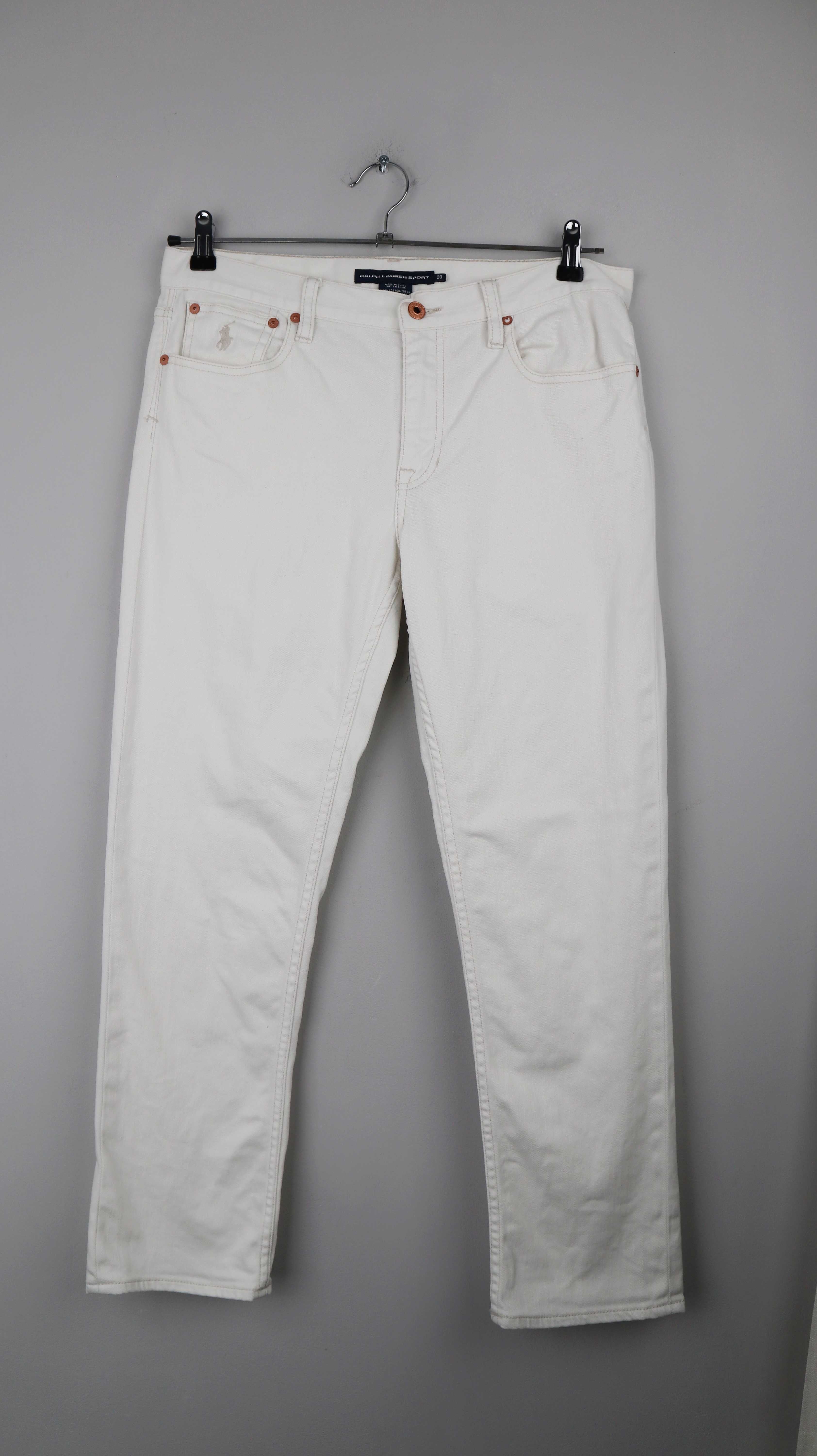 Ralph Lauren Polo Hose weiß 30 38 M straight fit mid waist