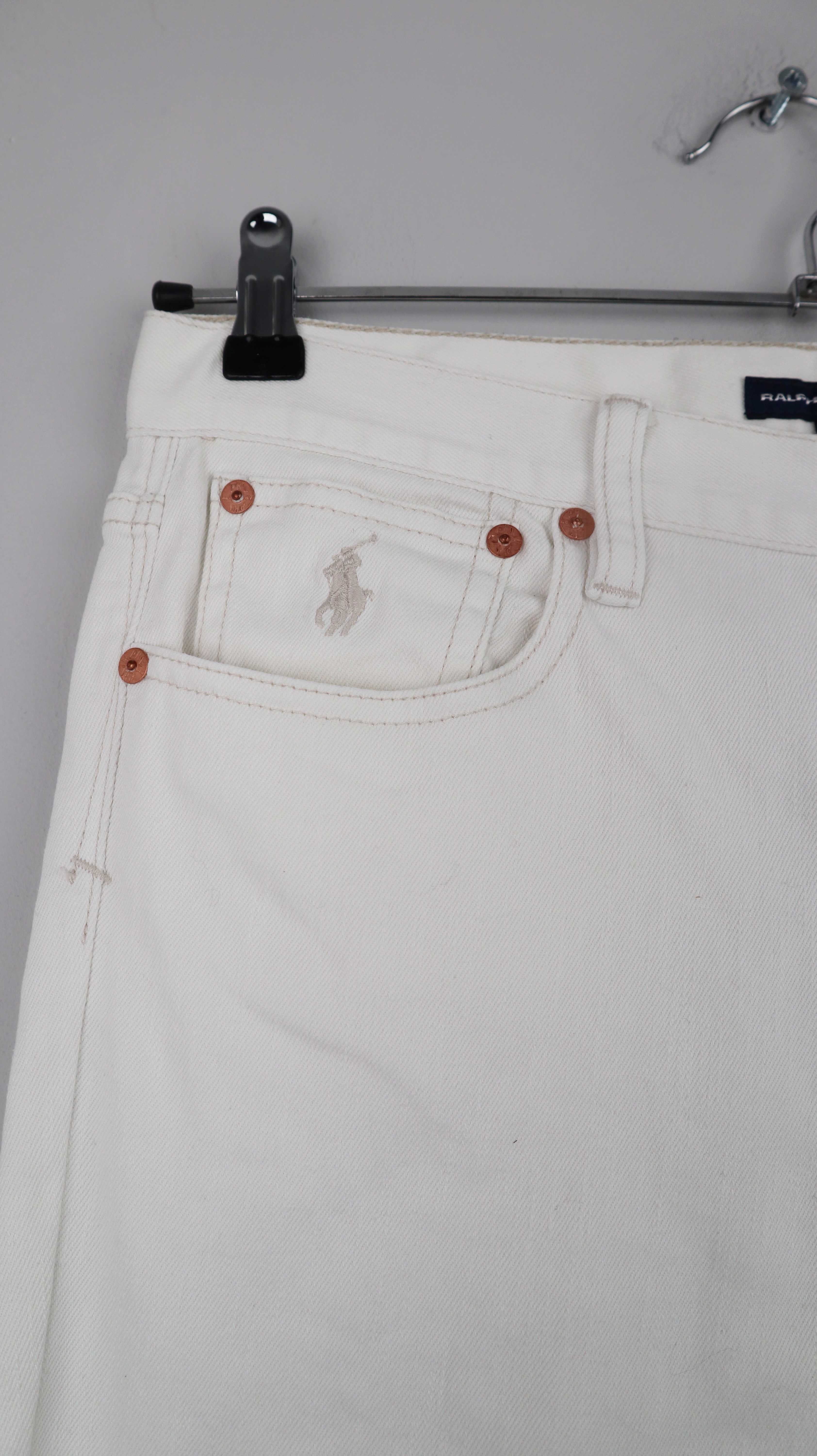 Ralph Lauren Polo Hose weiß 30 38 M straight fit mid waist