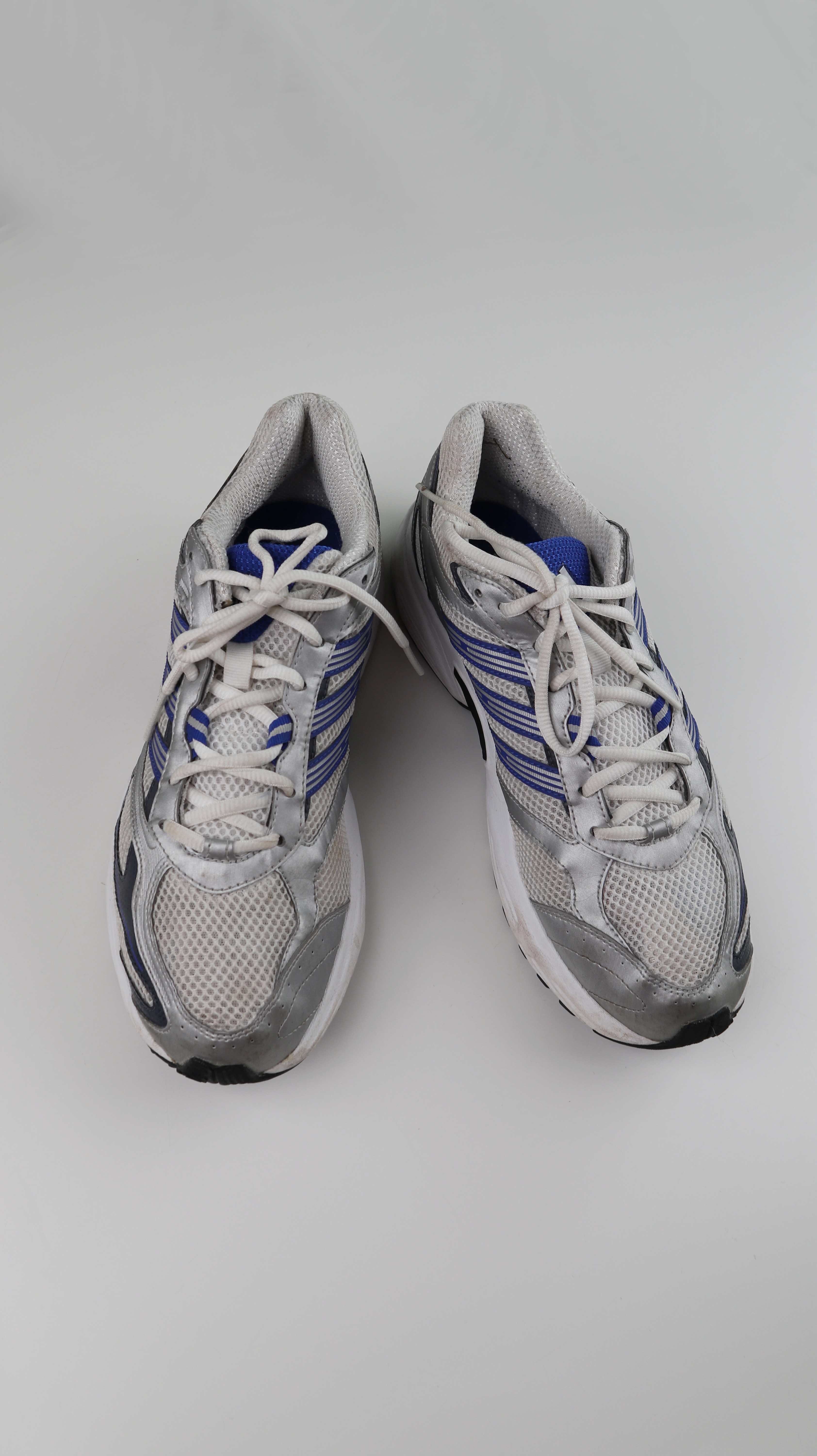 Adidas Sneaker Turnschuhe 42 2/3 weiß blau Vintage ATS Galaxy Thermo System
