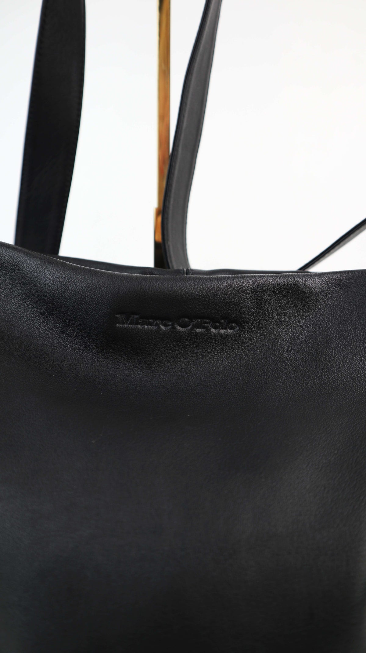 Marc O'Polo Tasche Ledertasche Umhängetasche Handtasche schwarz