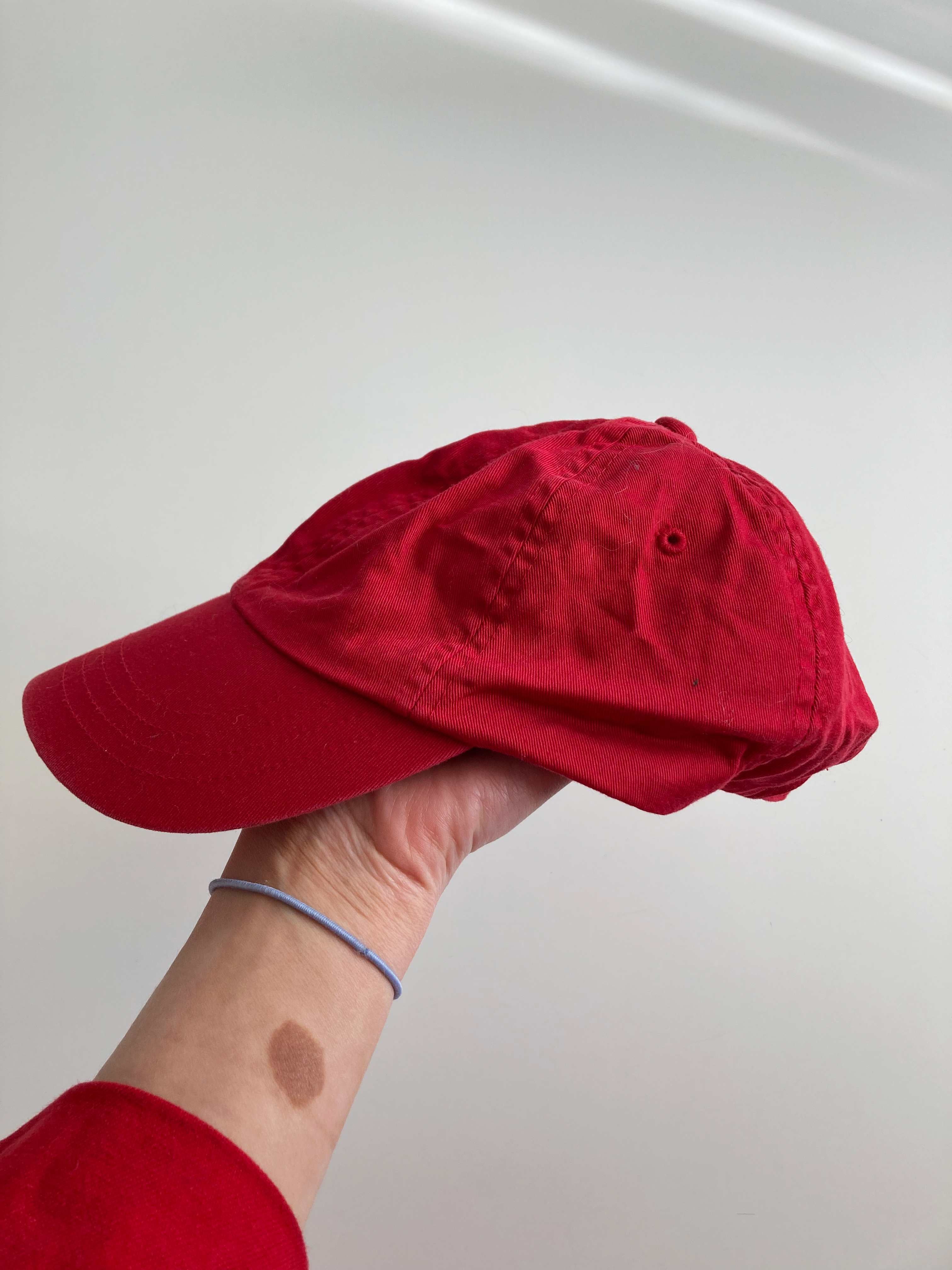 Esprit Cap Käppi Mütze Rot Schirmmütze basic Vintage