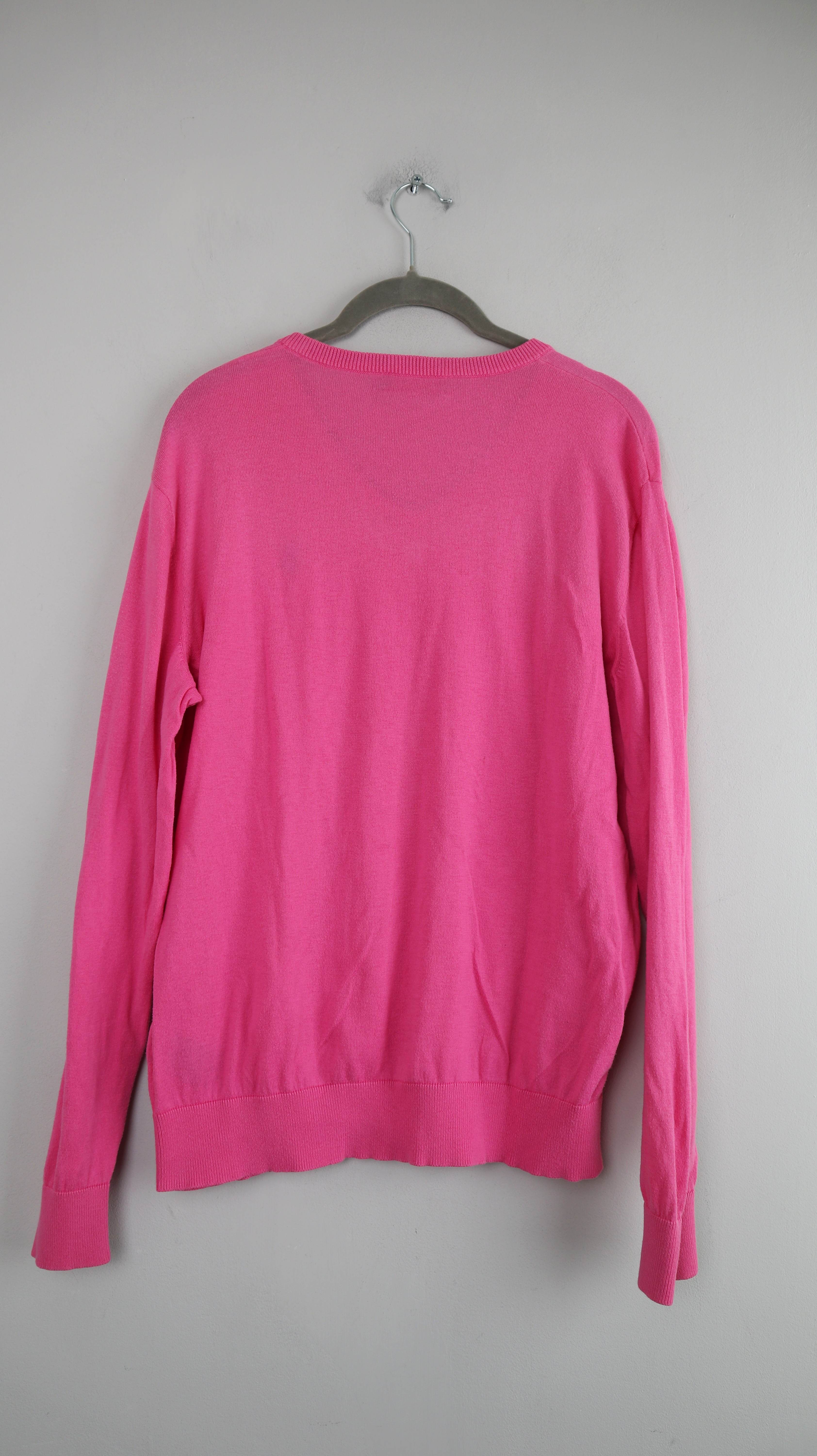 Ralph Lauren Golf Polo Pullover Sweater Pink 36 S V-Ausschnitt