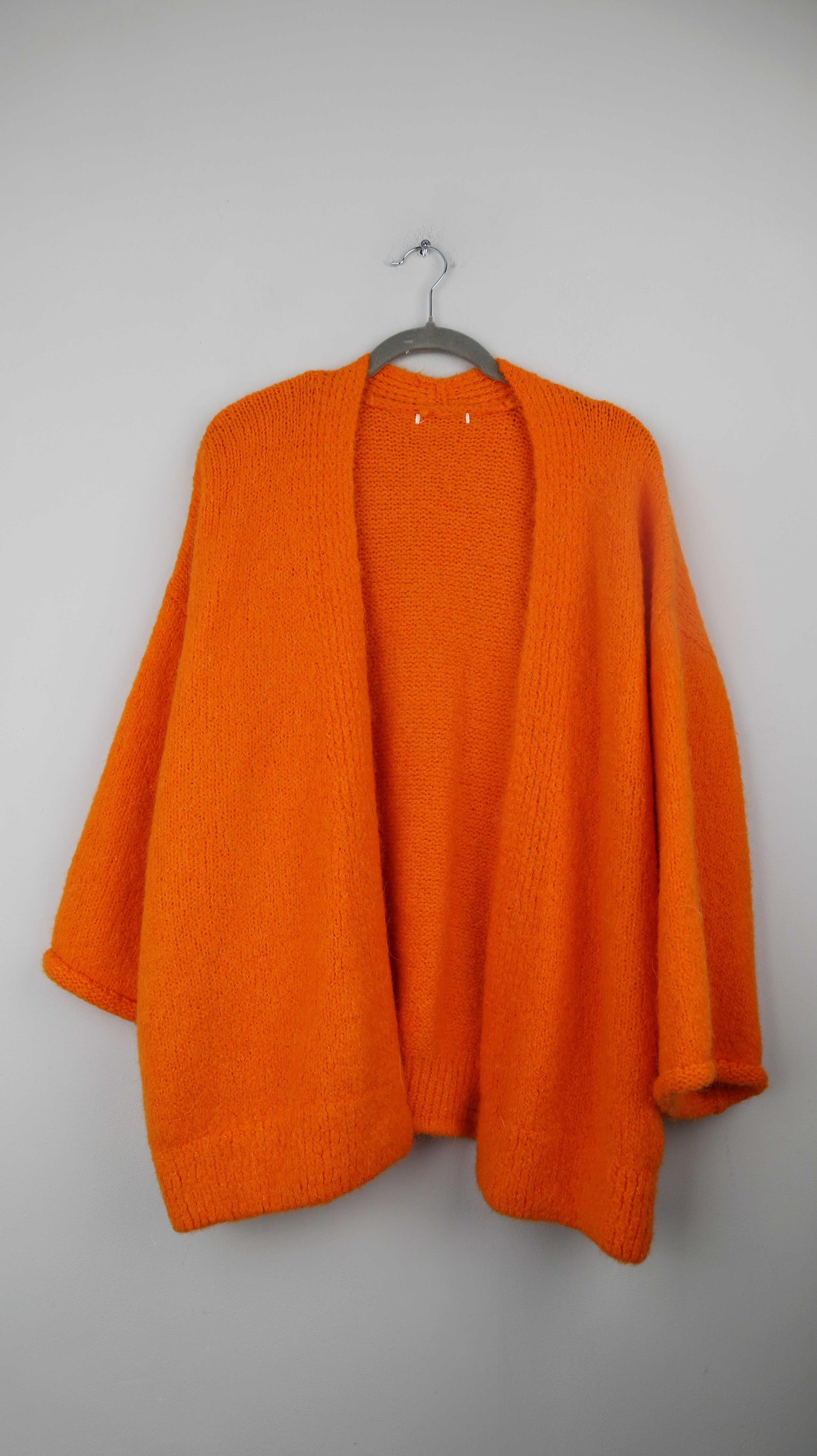 H&M Cardigan Strickjacke Orange knit wear Einheitsgröße 40 L