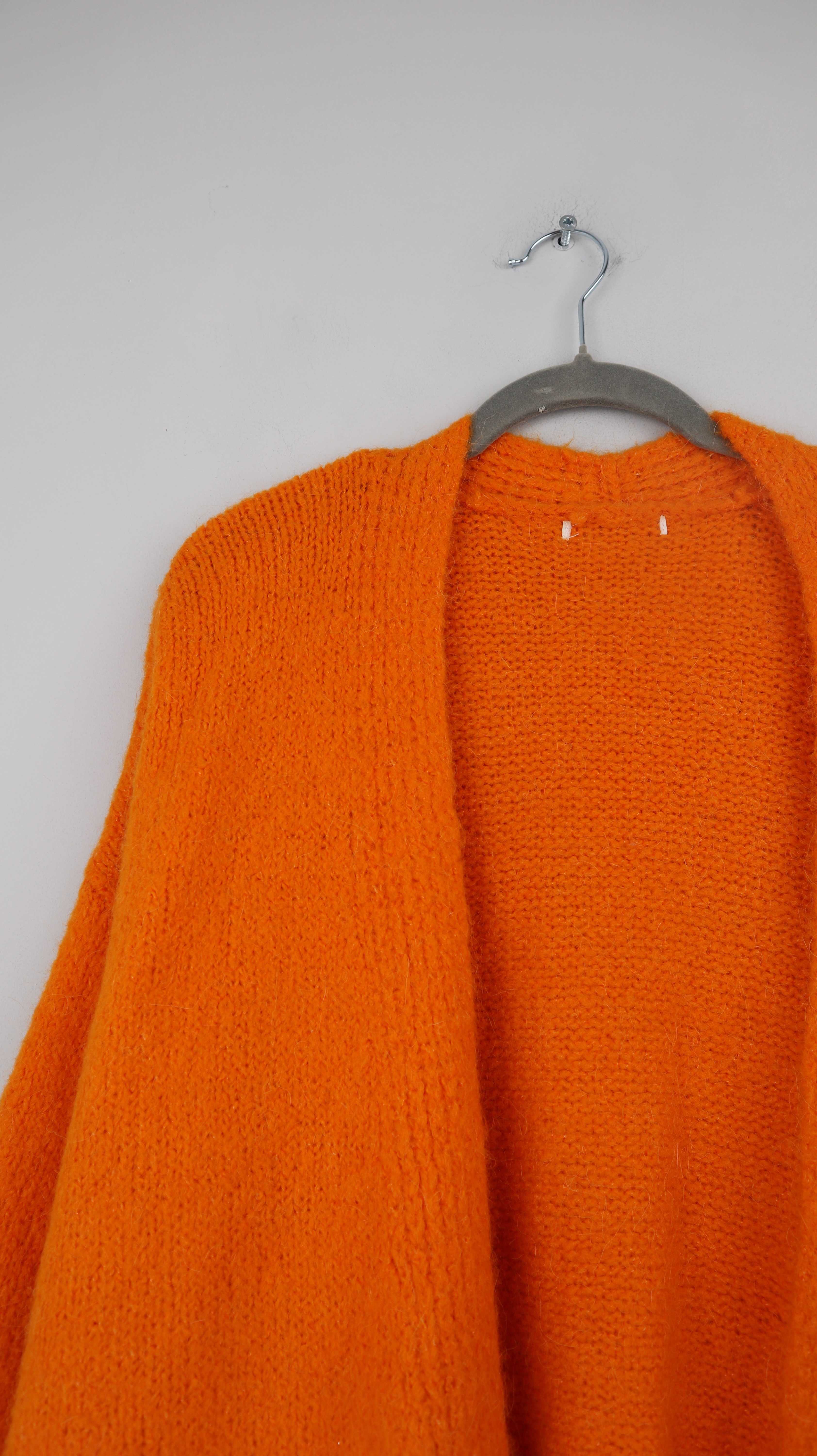 H&M Cardigan Strickjacke Orange knit wear Einheitsgröße 40 L