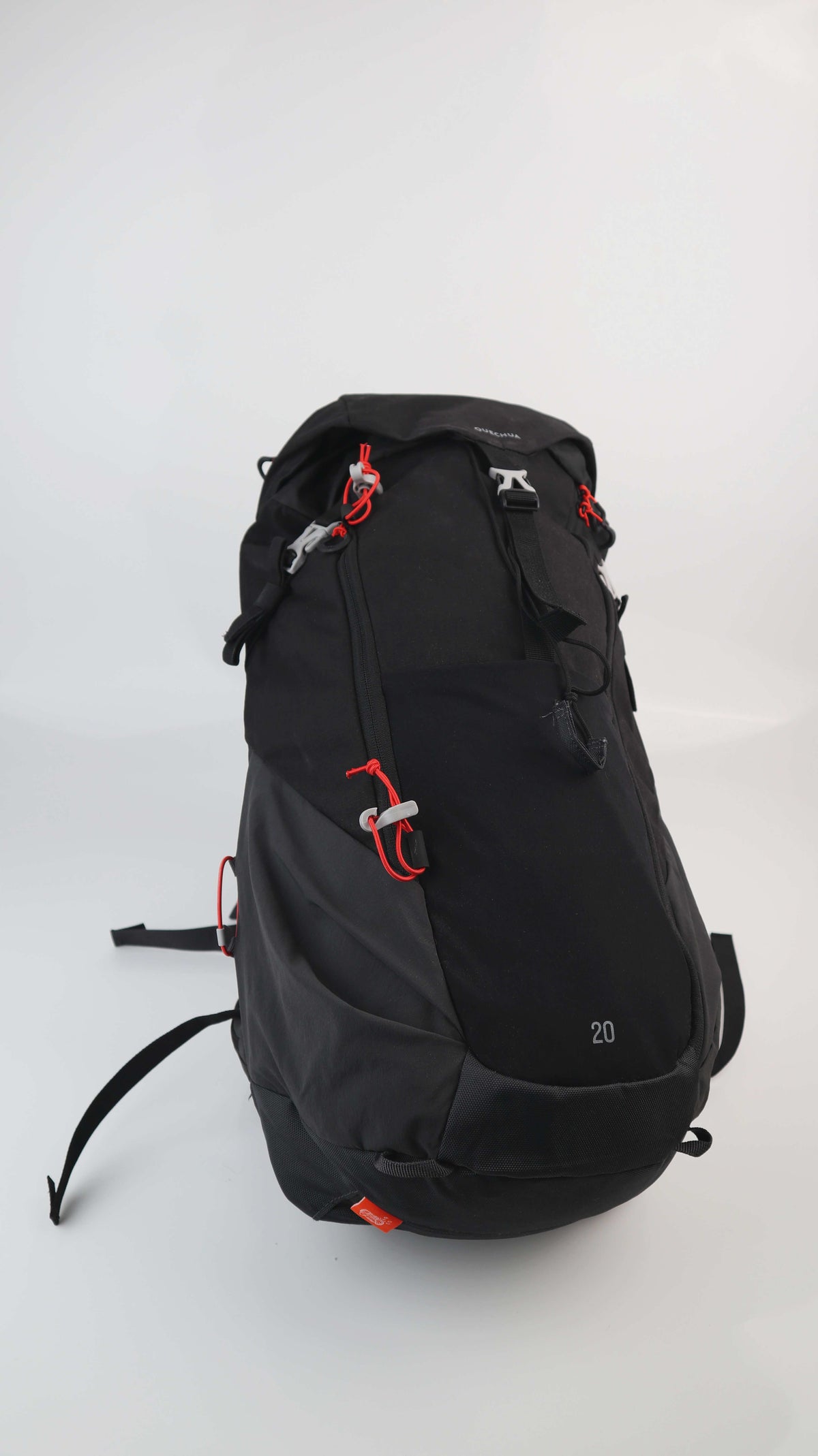 Quechua MH500 20L Wanderrucksack schwarz rot Rucksack Tagesrucksack