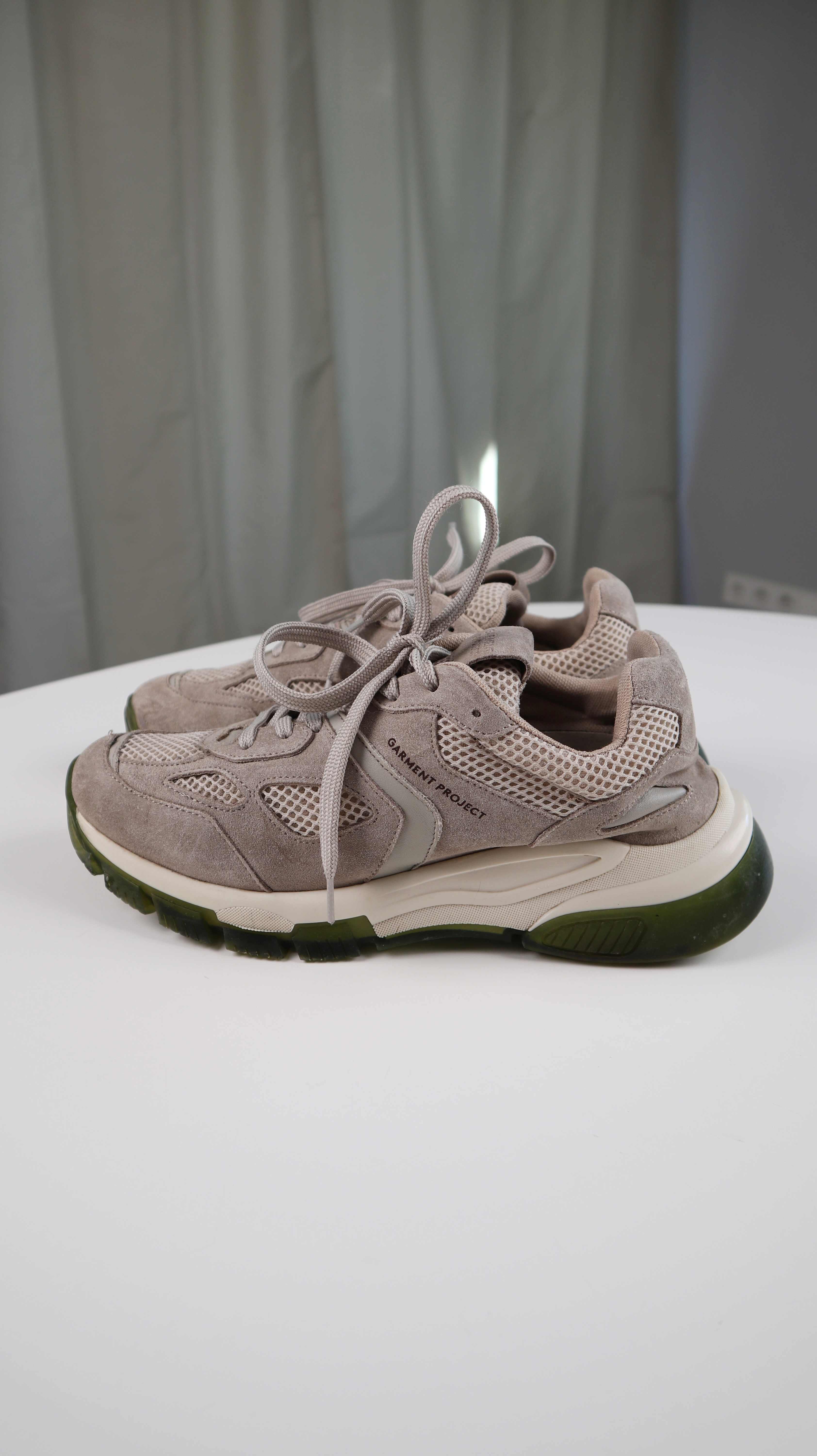 Garment Project Sneaker 38 Turnschuhe Ledersneaker Beige Braun