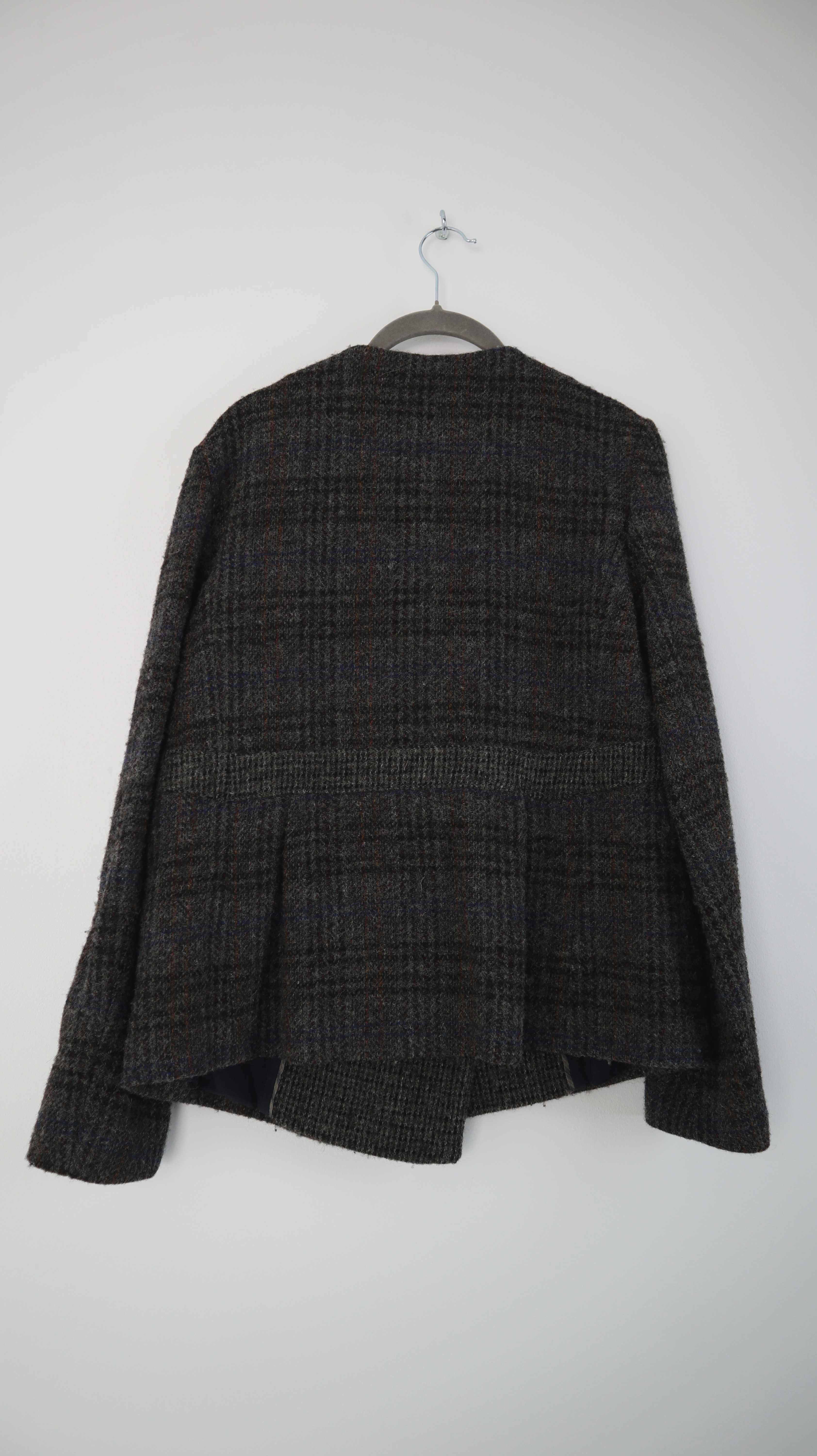 Vanessa Bruno Jacke Wolljacke Blazer Harris Tweed 38 M Hand woven