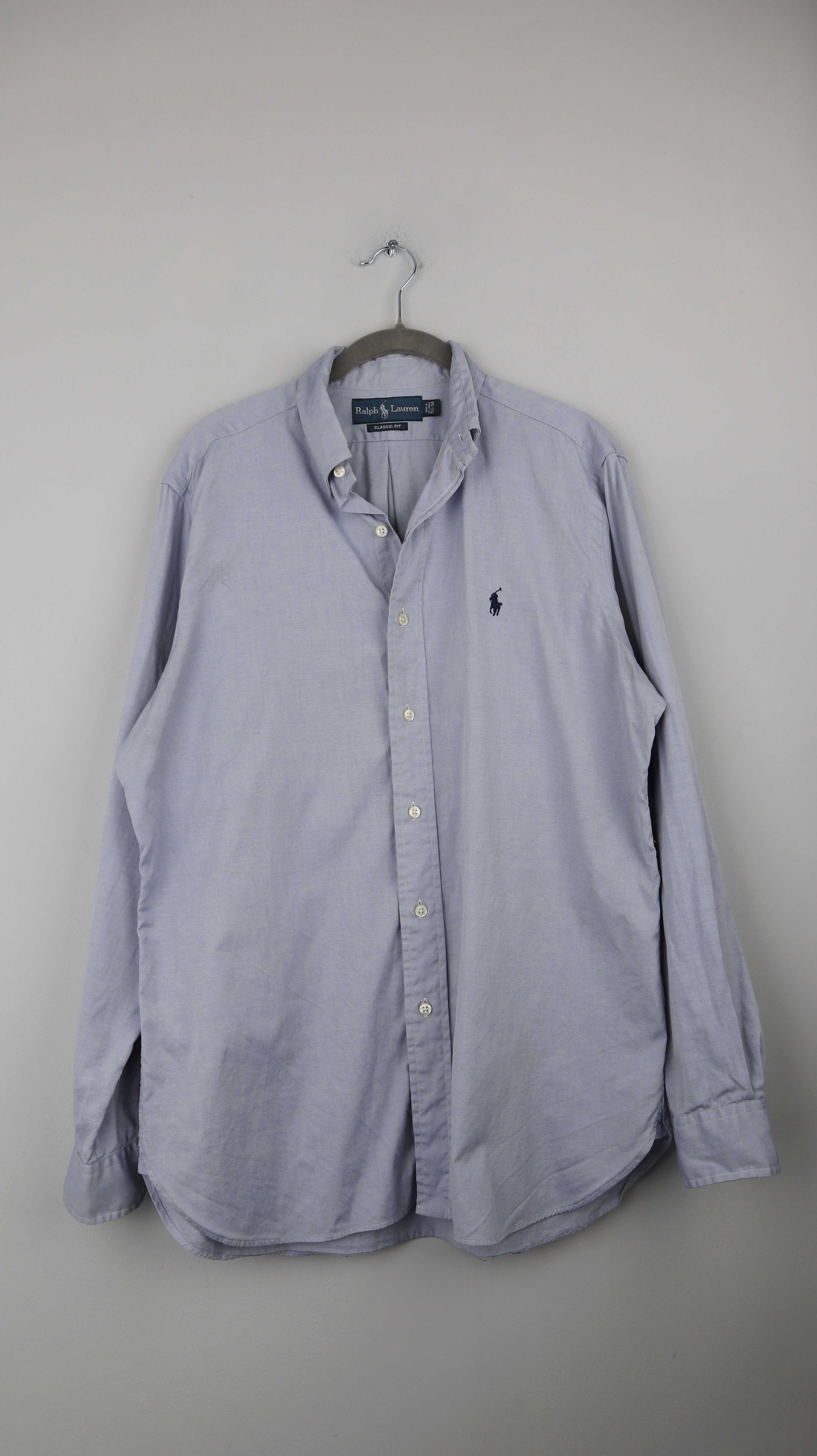 Ralph Lauren Polo Hemd 15 1/2 Shirt Oberteil hellblau einfarbig