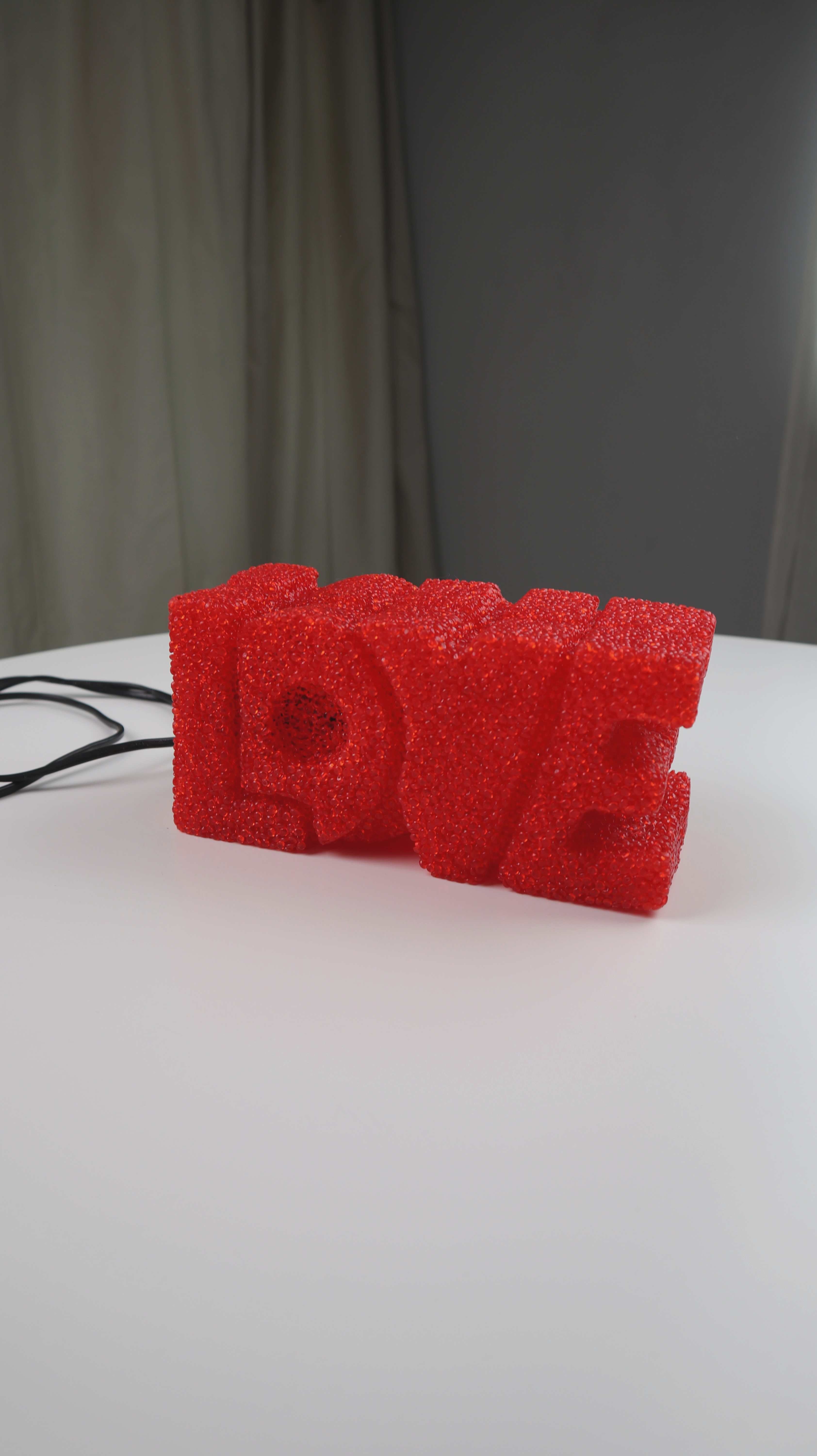 Tischleuchte Lampe rot LOVE beleuchtet Nachtlicht Akzentlampe