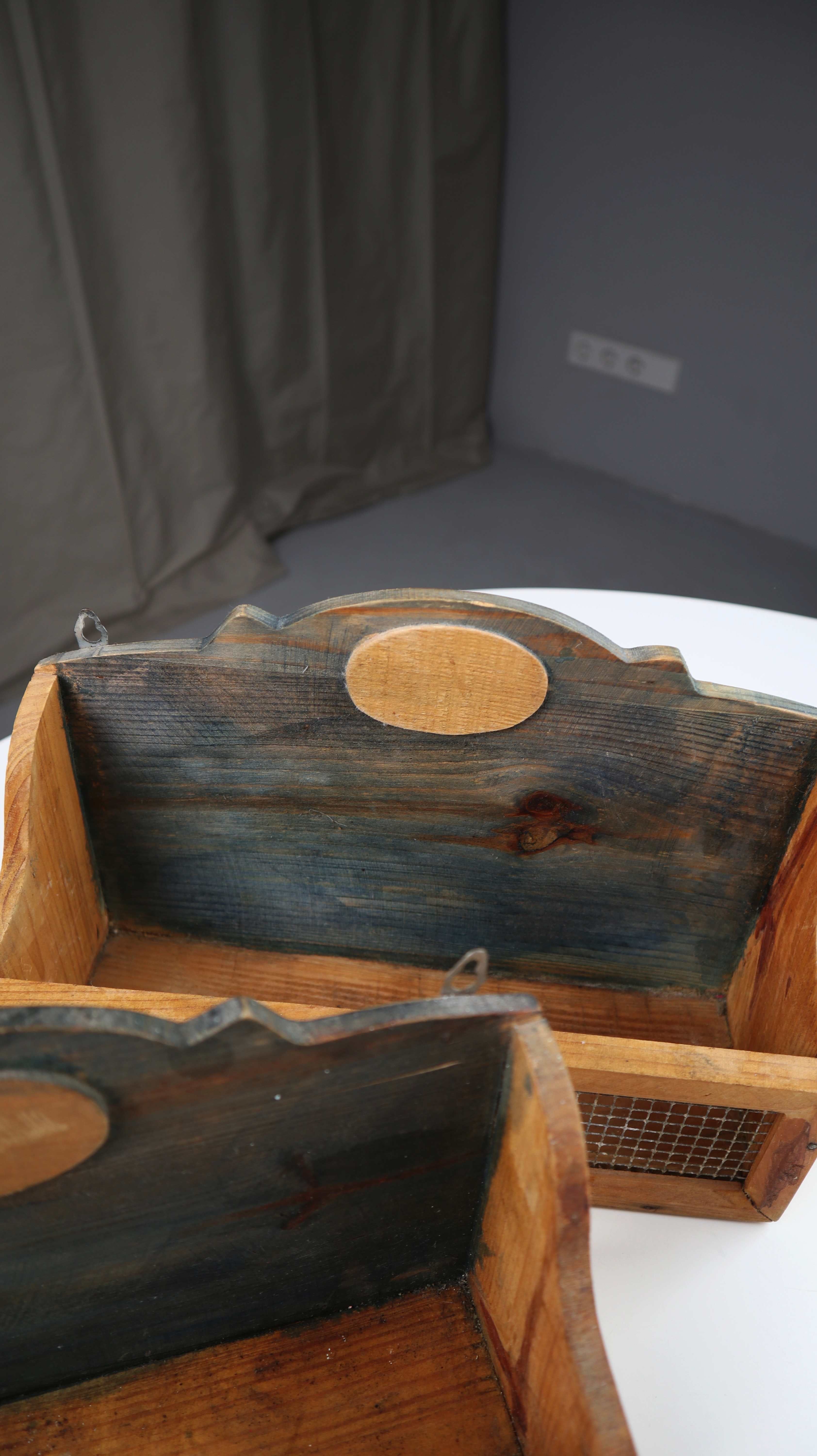 Schwedische Holzbox Holzkasten Briefbox Wandregal Kräuterregal