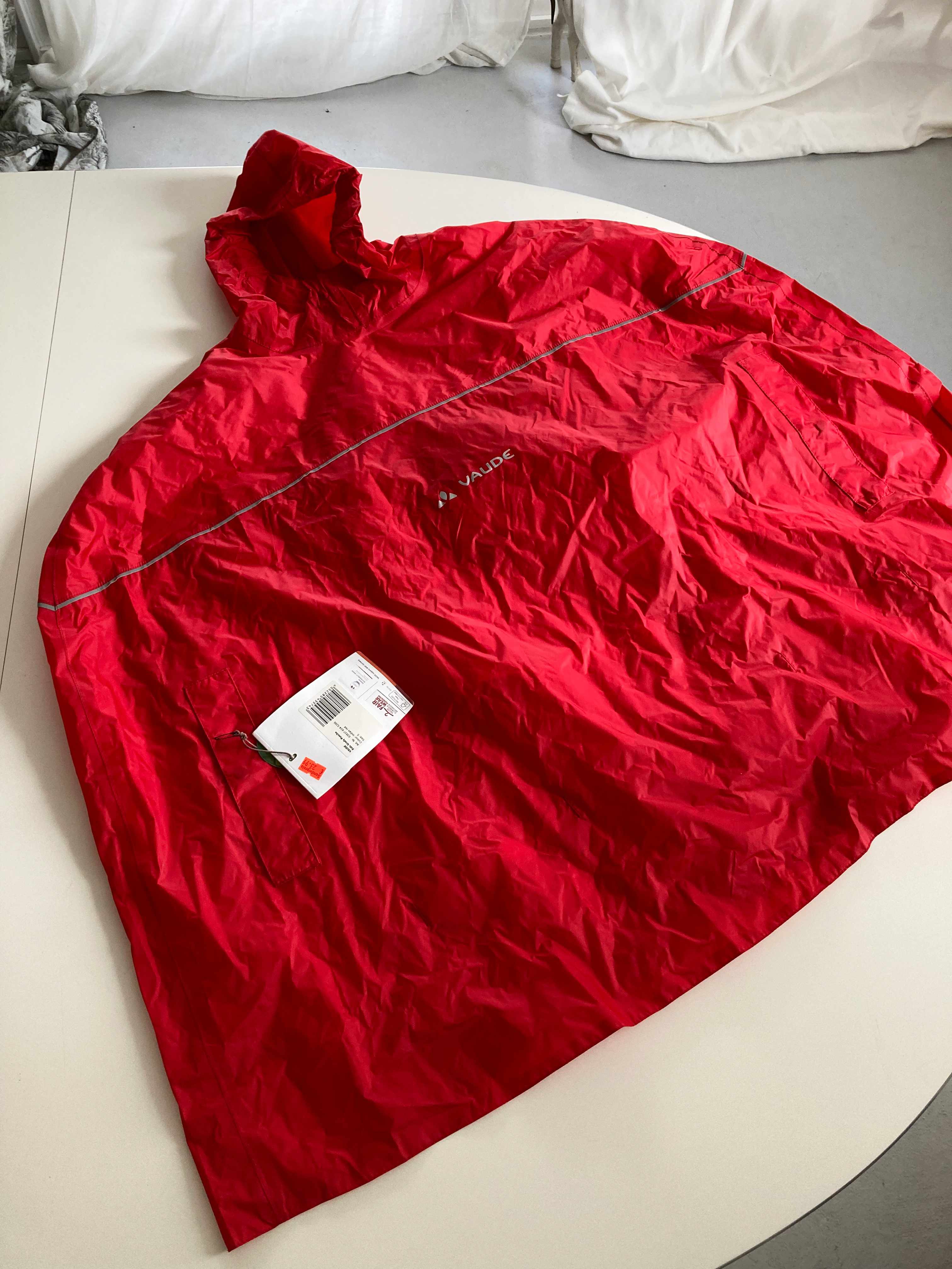 Vaude Regencapes Regencape neu Einheitsgröße Regenjacke rot