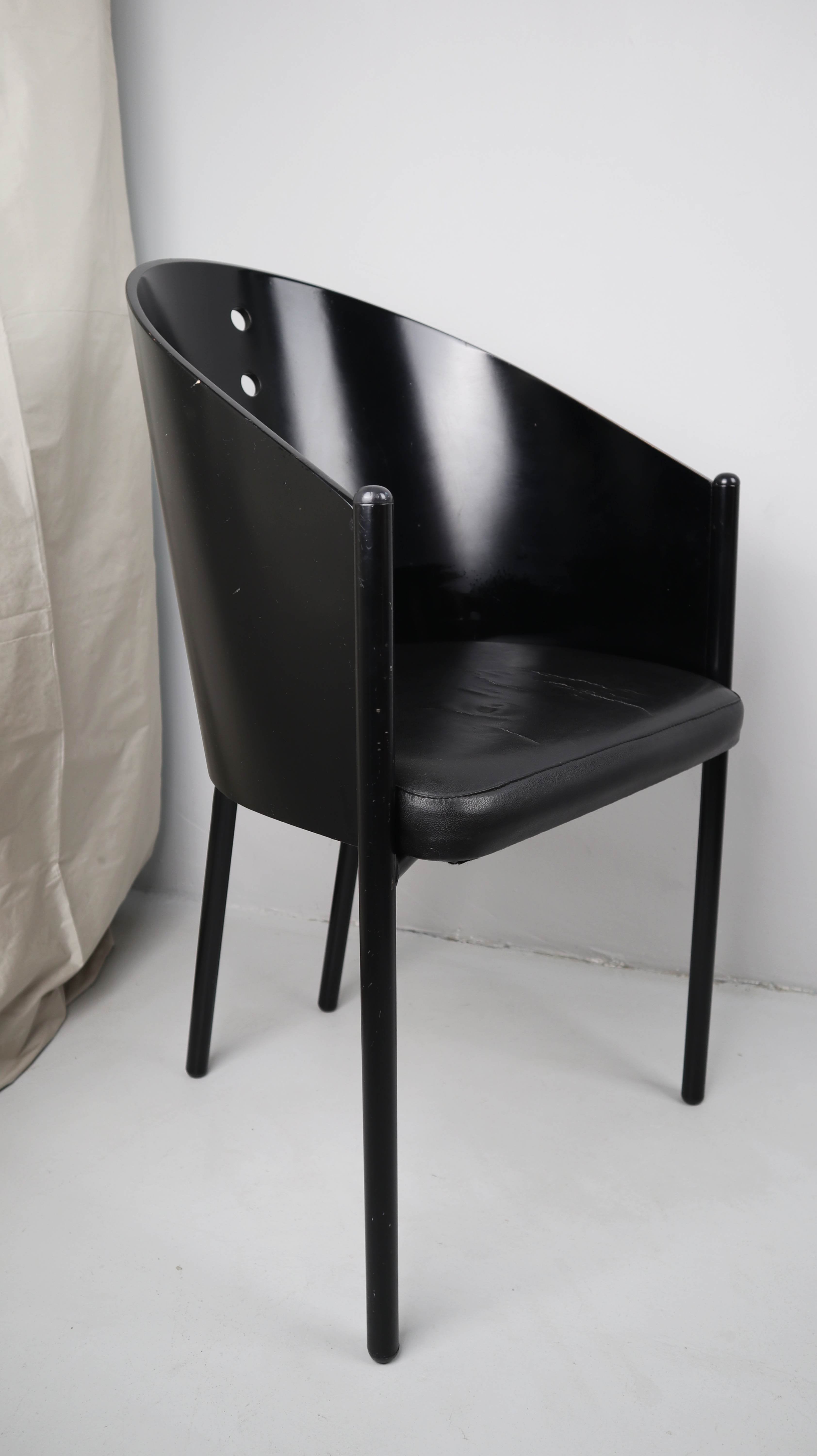 Philippe Starck Stuhl Replika Schwarz Holzstuhl Esszimmerstuhl