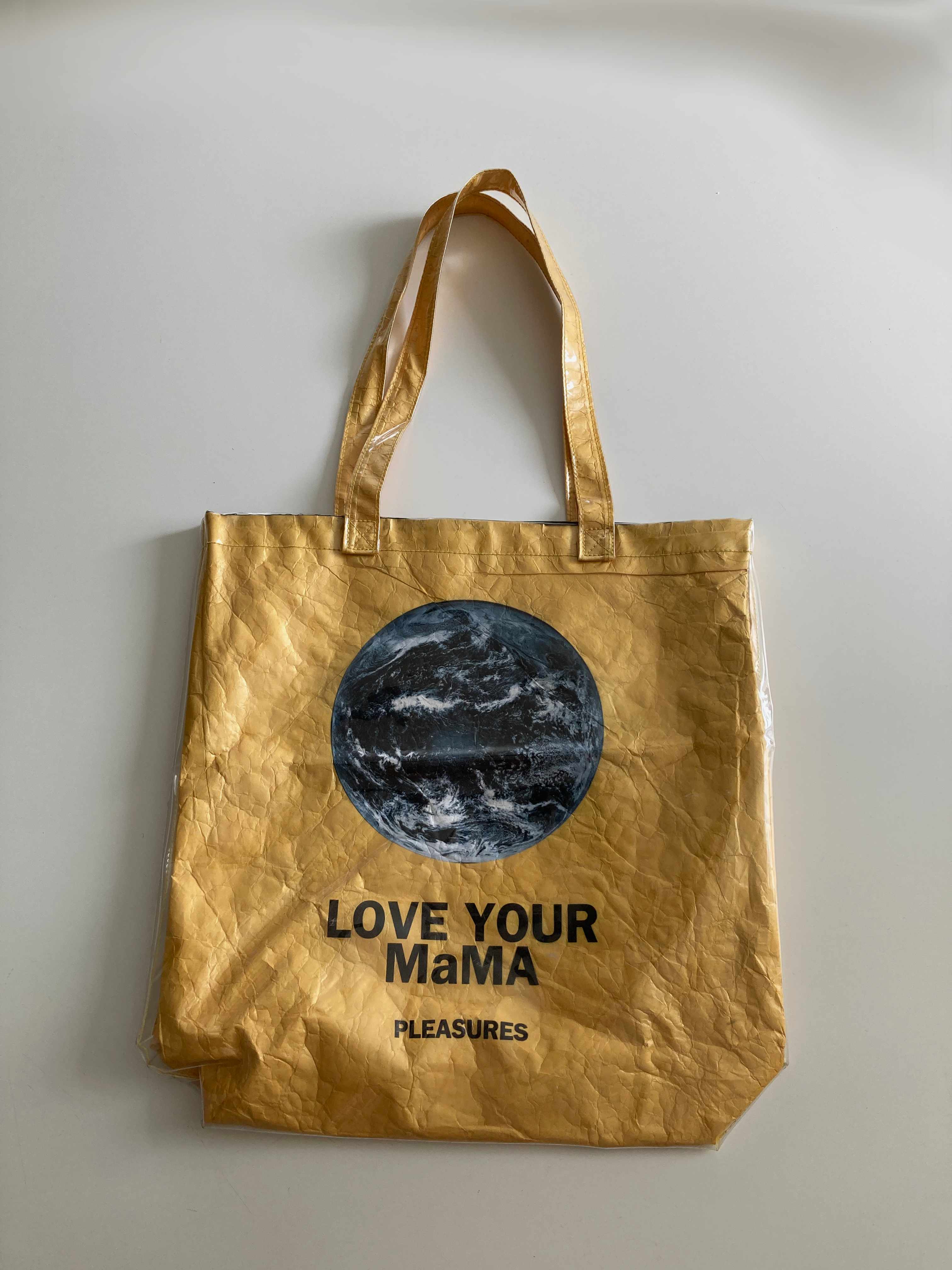 Love your Mama Pleasures Tasche Gelb Schultertasche Beutel