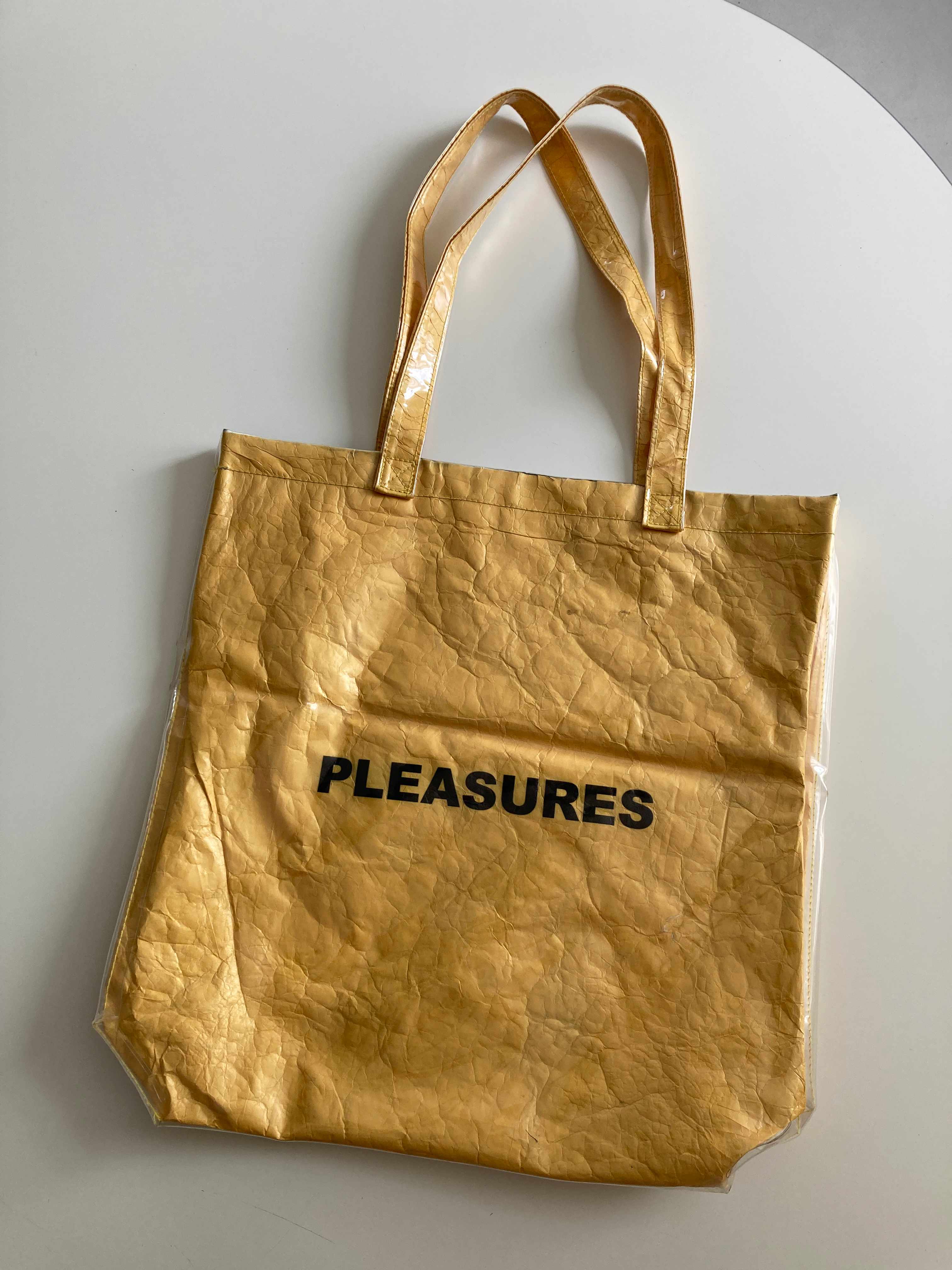 Love your Mama Pleasures Tasche Gelb Schultertasche Beutel