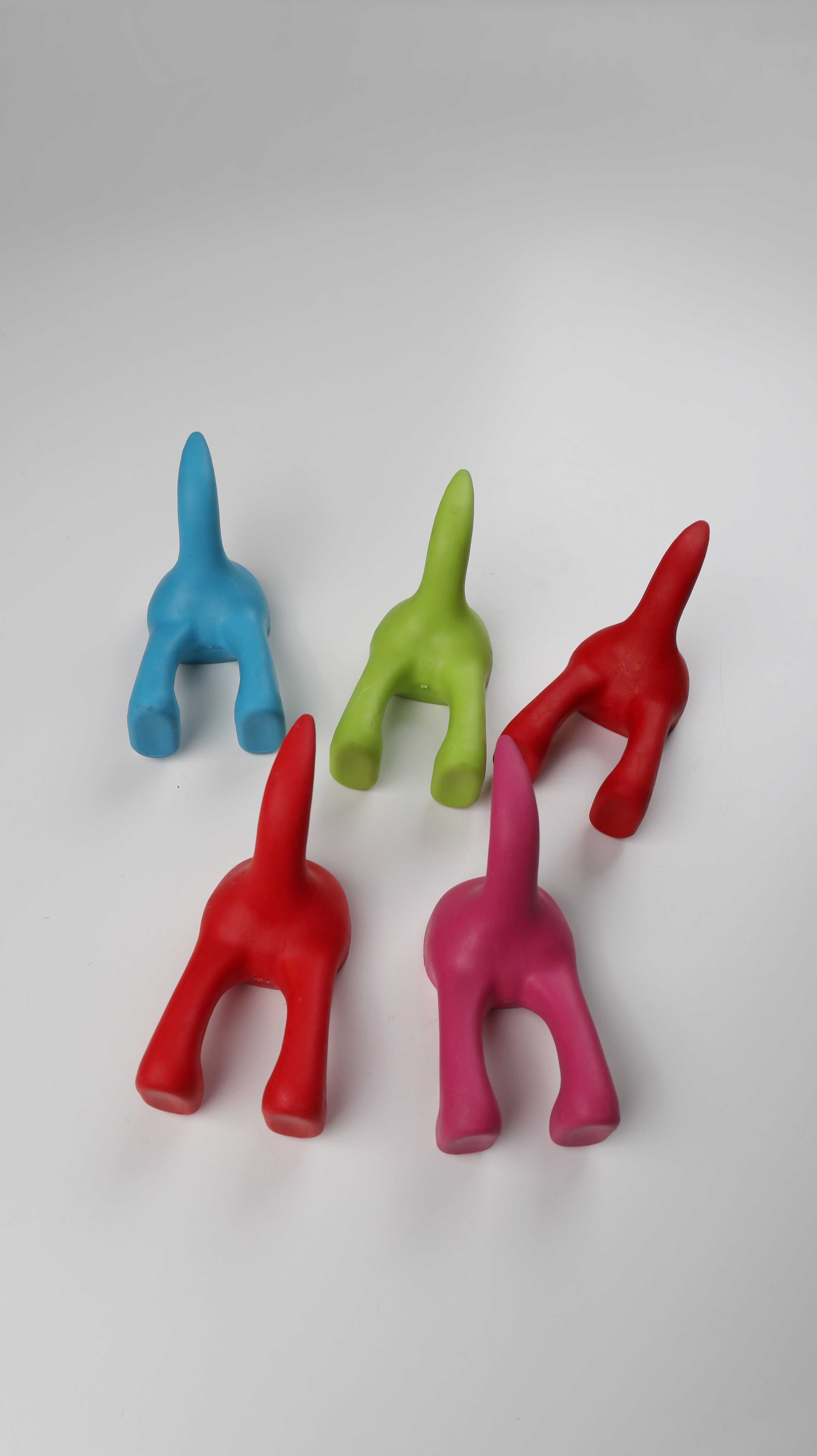 IKEA Bastits Wandhaken Hunde bunt 5 Stück Garderobenhaken
