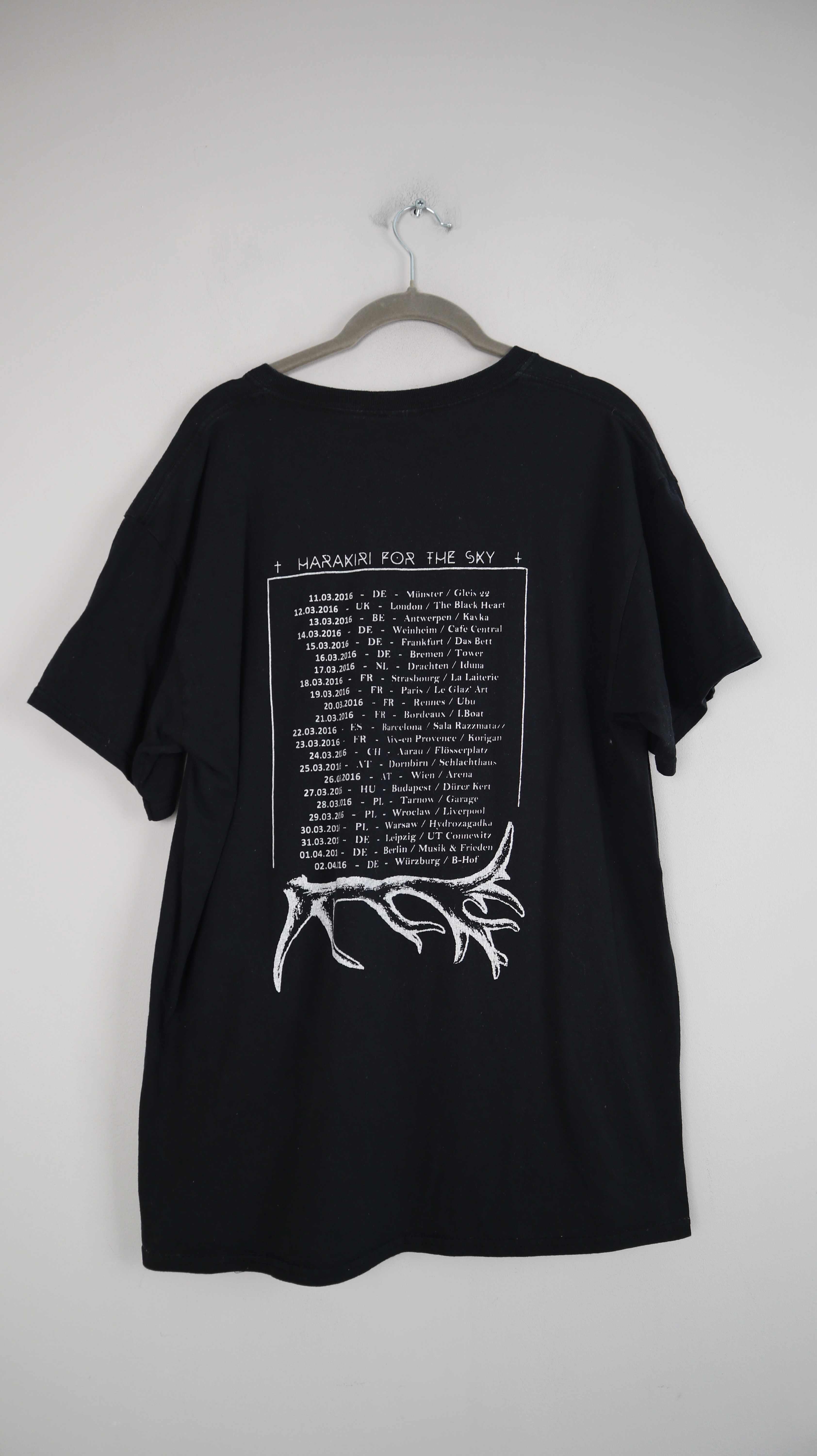 harakiri for the sky Shirt Bandshirt Metal L schwarz HFTS Fanshirt