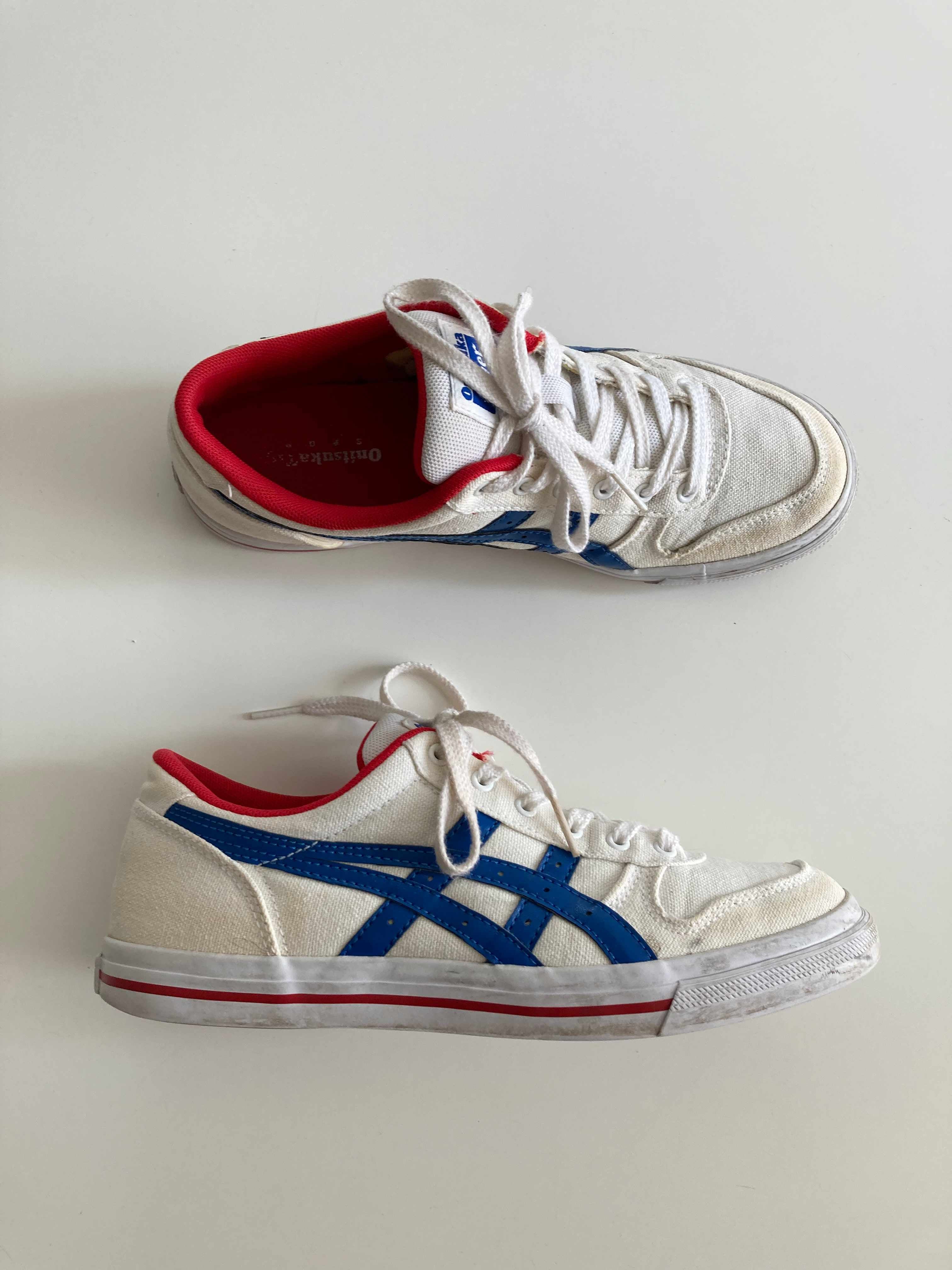 Asics Sneaker weiß Turnschuhe 39 basic flach