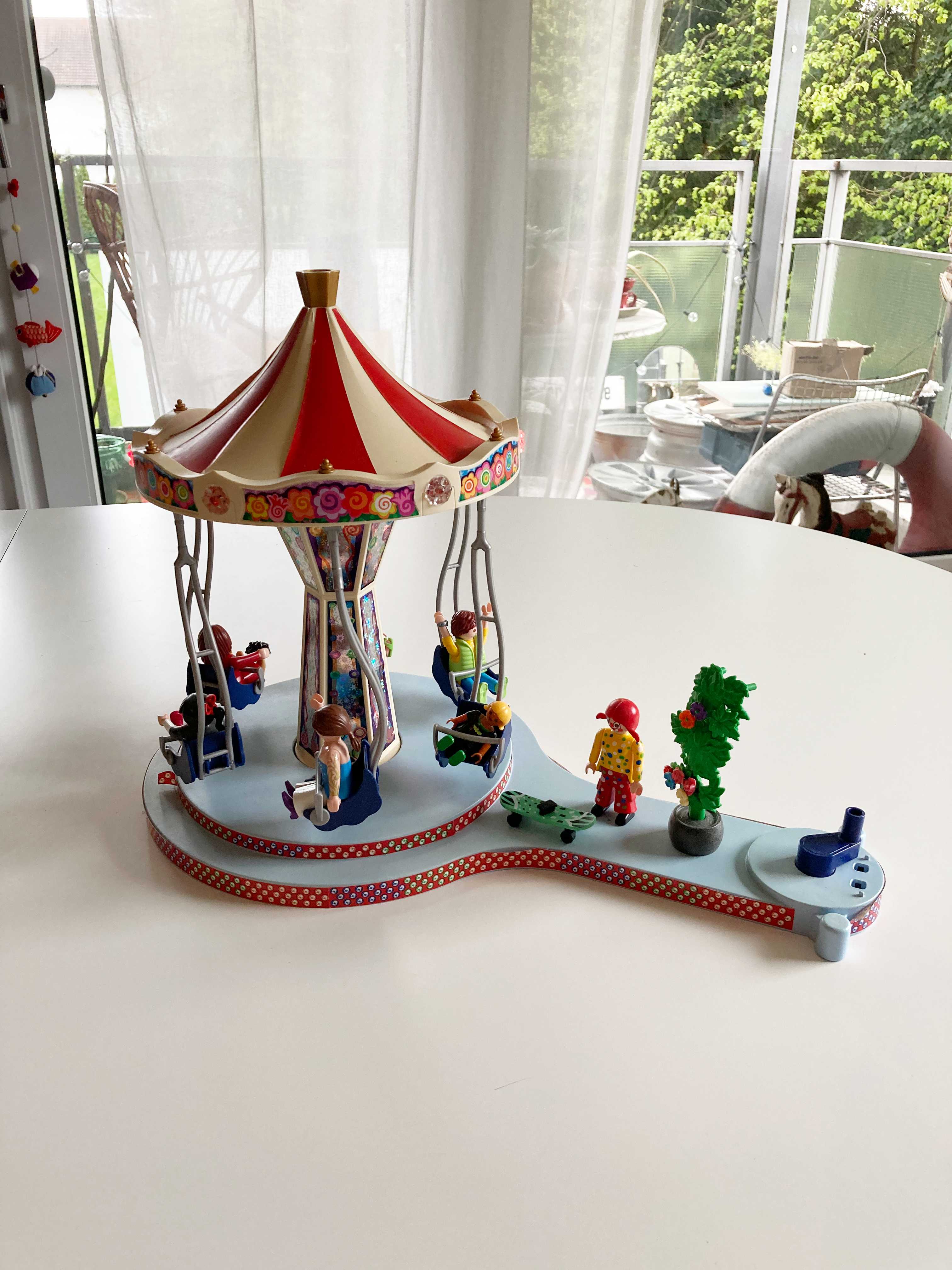 Lego Karussell leuchtet beleuchtet Spielzeug Zirkus