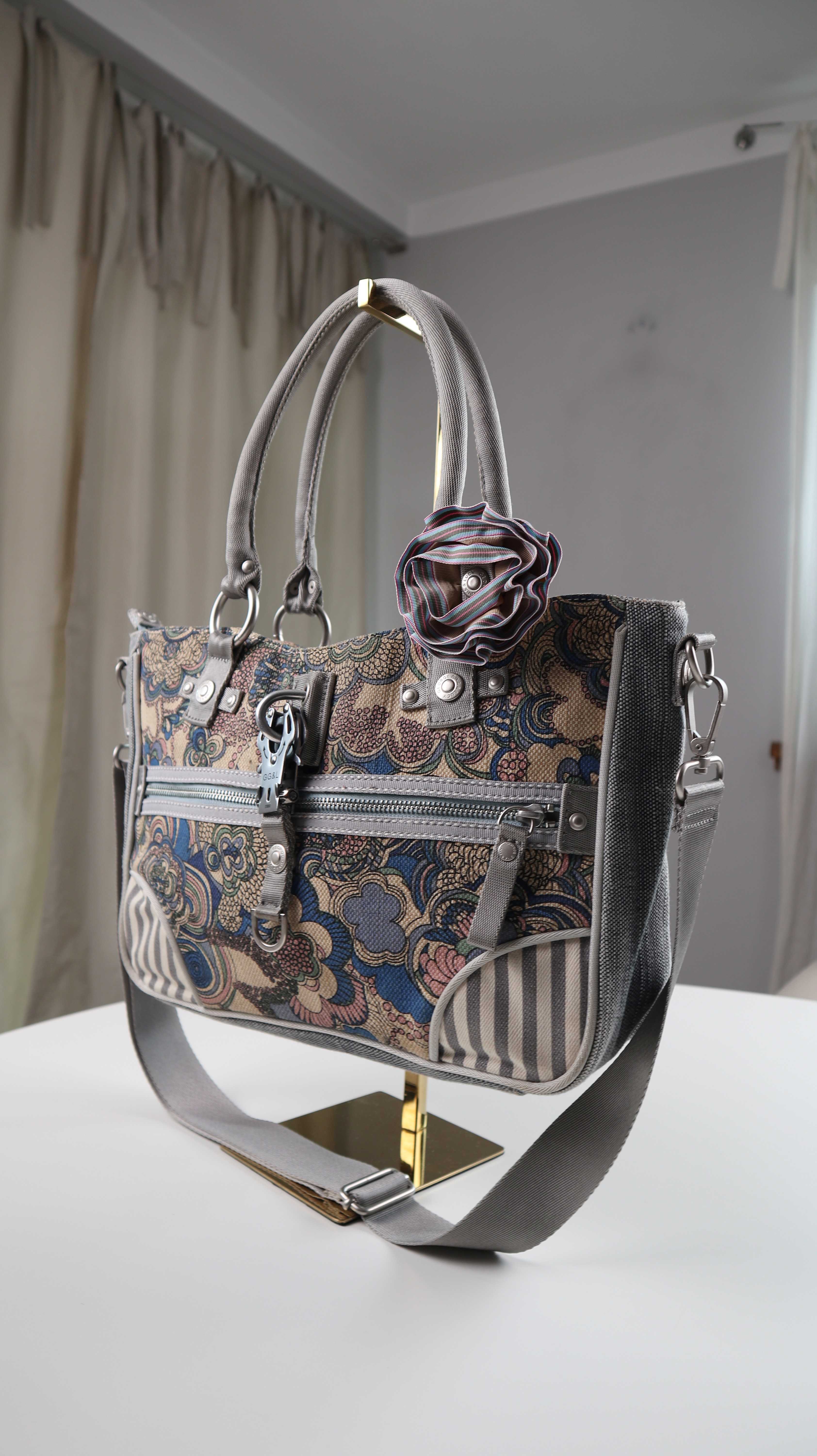 George Gina & Lucy Tasche Handtasche blau denim Edition Lieber-Tee