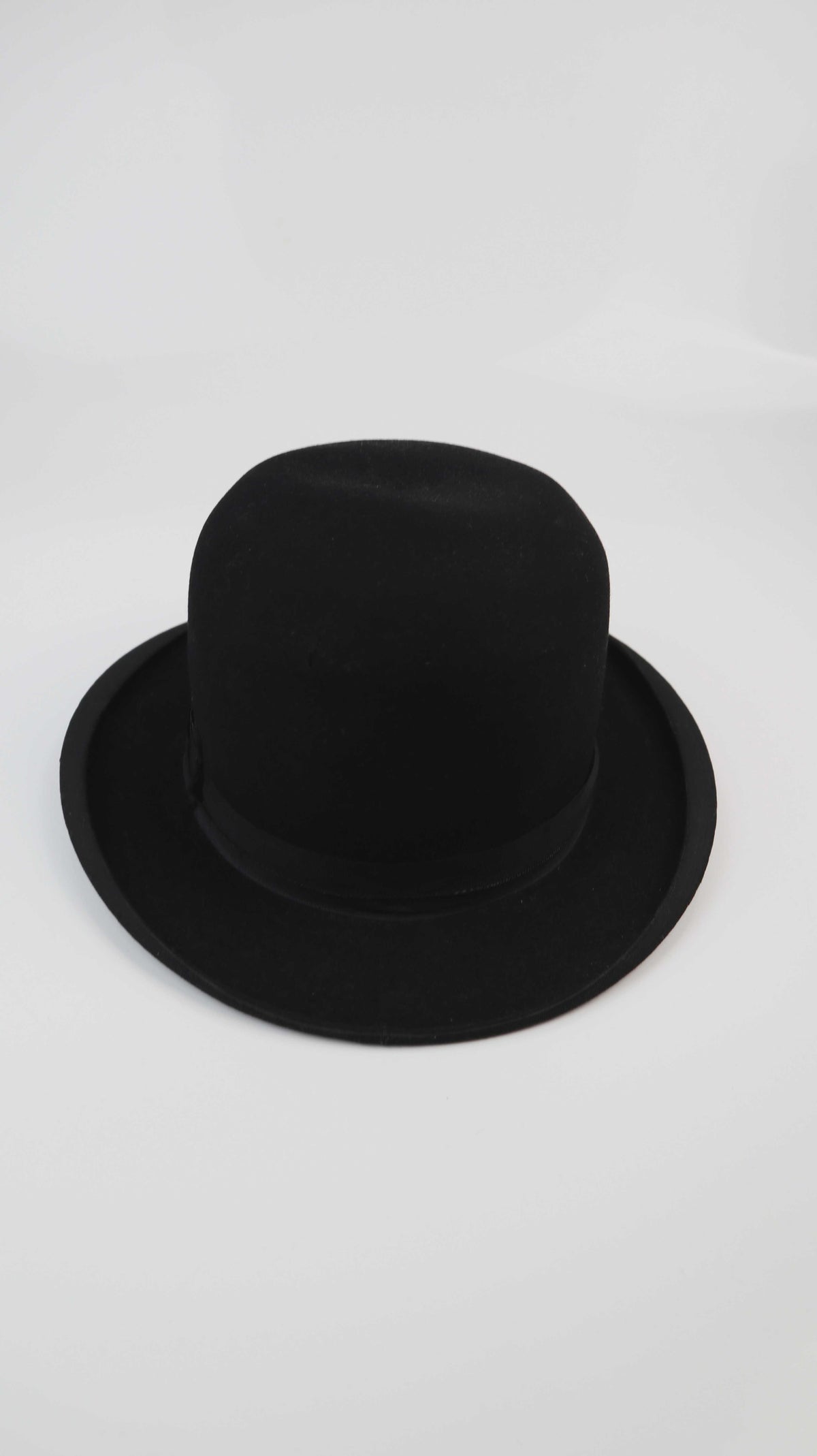 Vintage Herren Hut Melone Black Bowler Derby Hat 54 Friedrichsen Lüneburg
