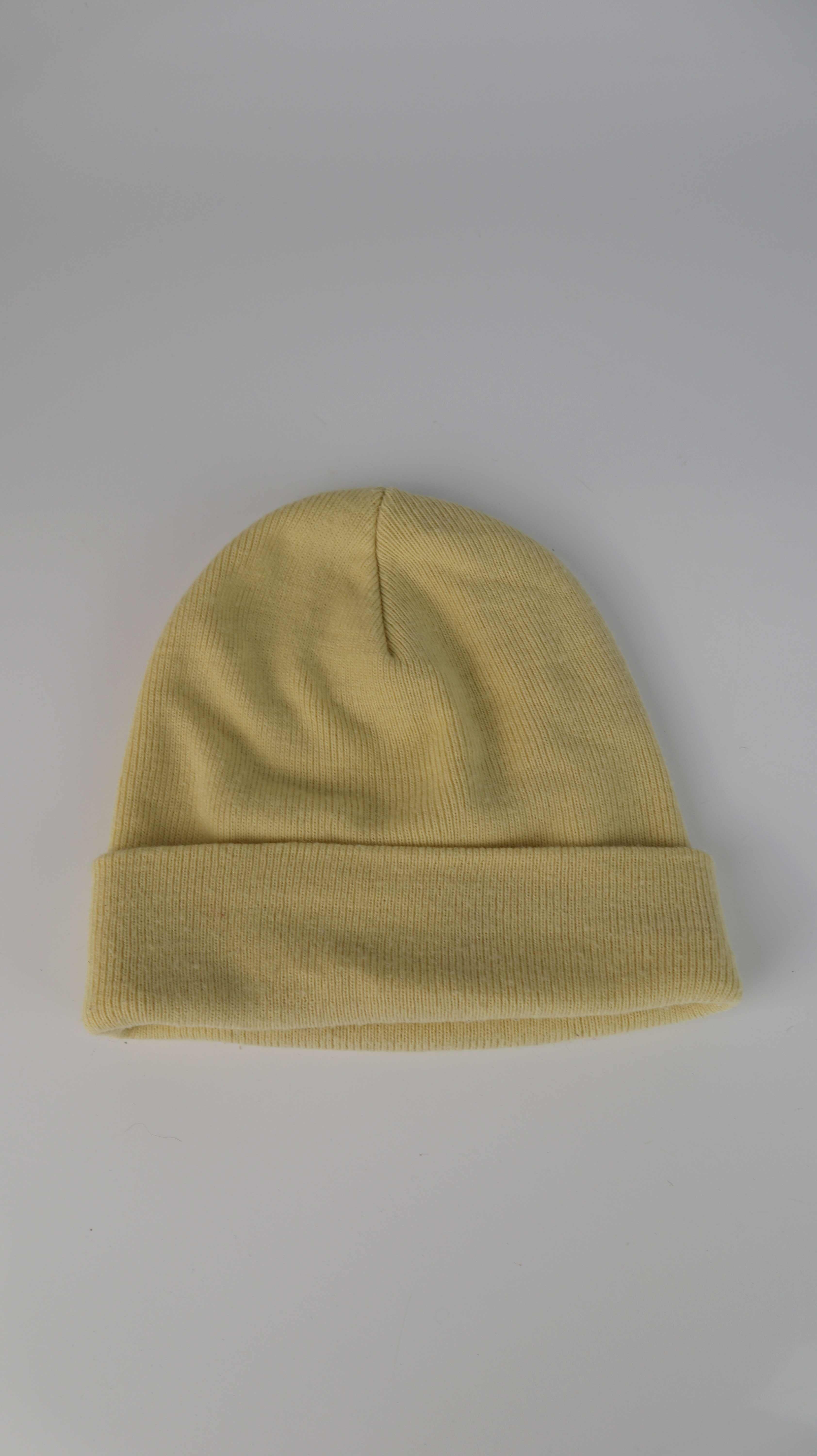 Weekday Mütze Beanie Gelb blassgelb hellgelb onesize