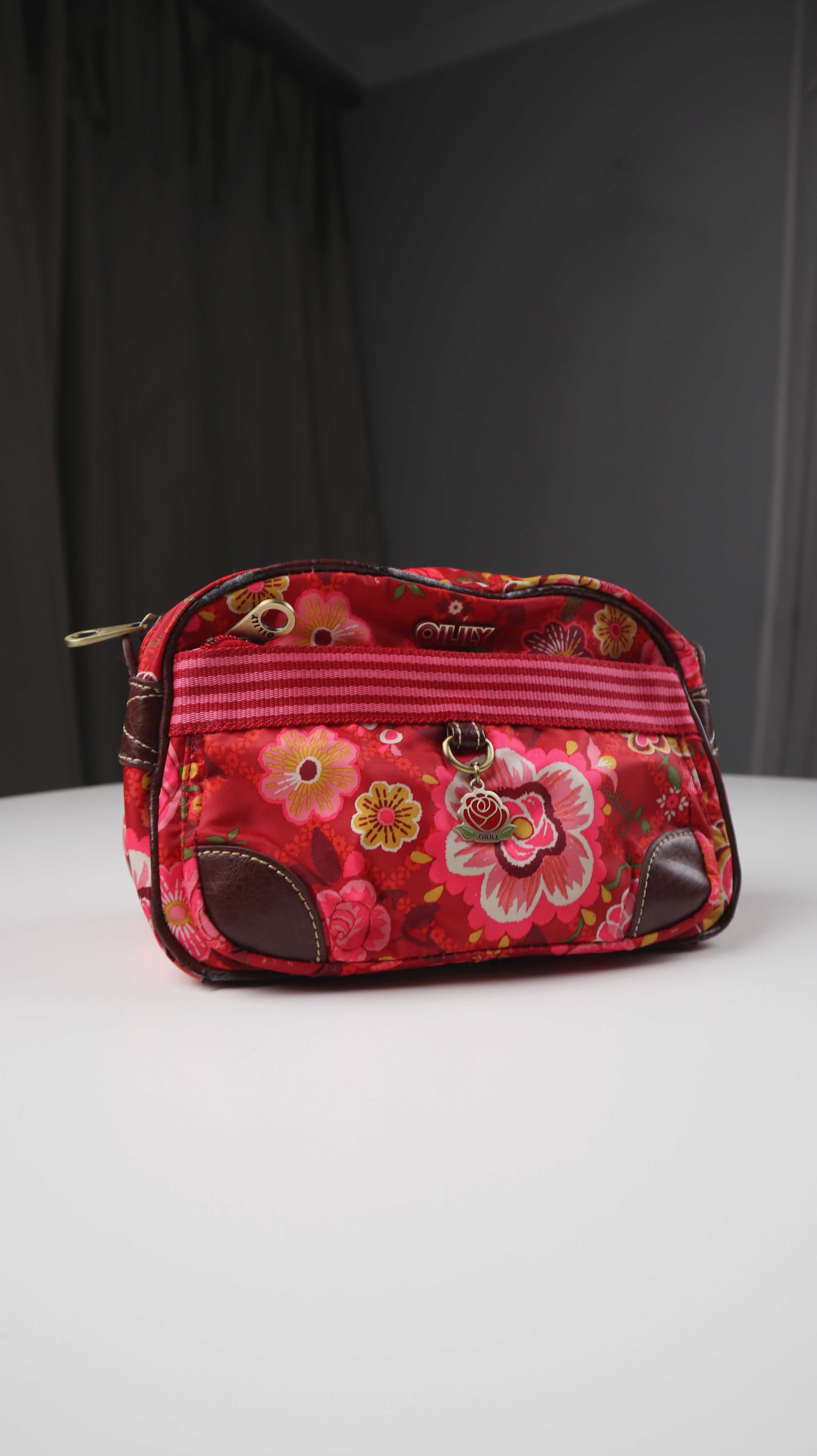 Oilily Kulturtasche Kosmetiktasche Waschtasche rot pink