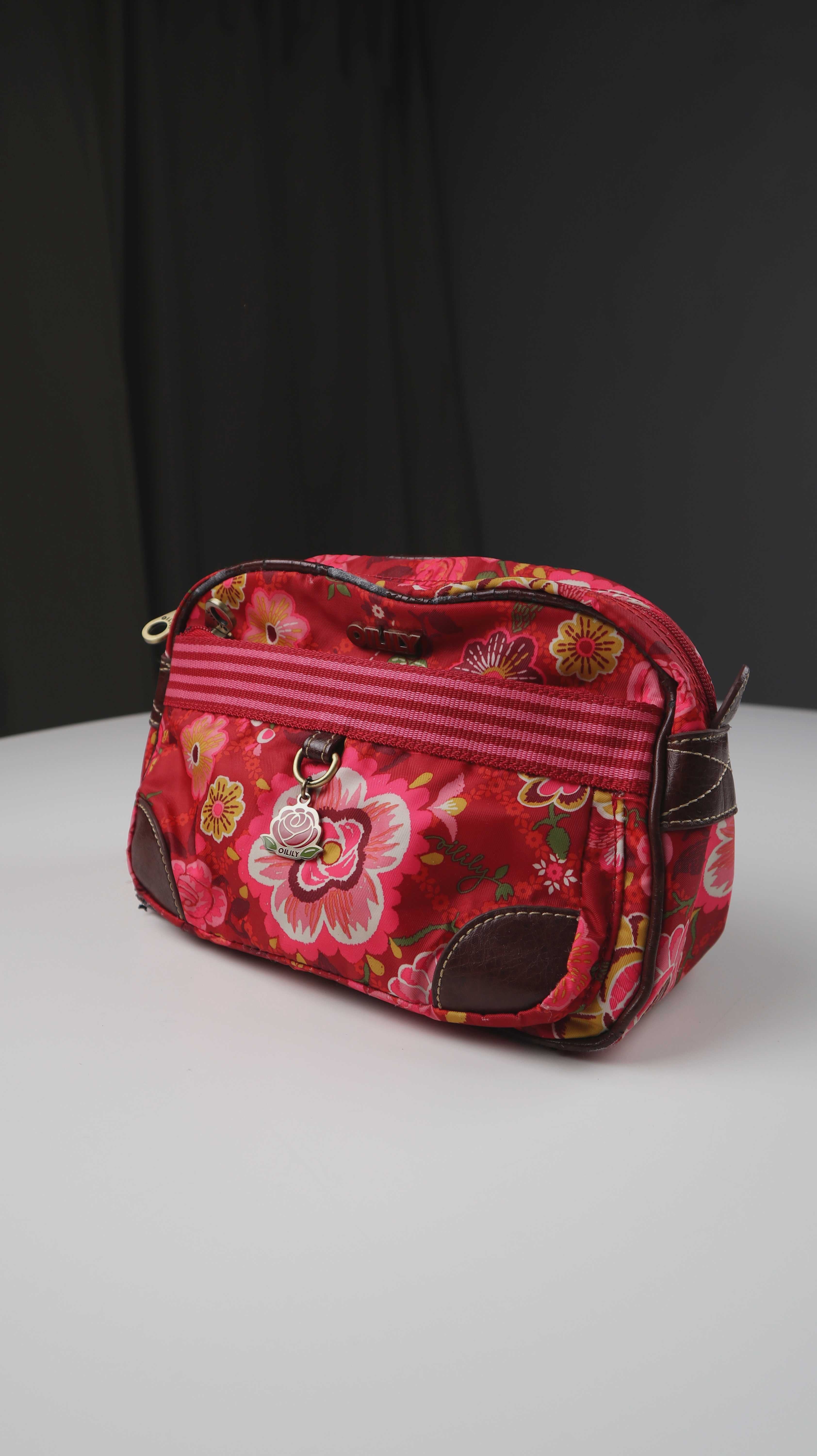 Oilily Kulturtasche Kosmetiktasche Waschtasche rot pink