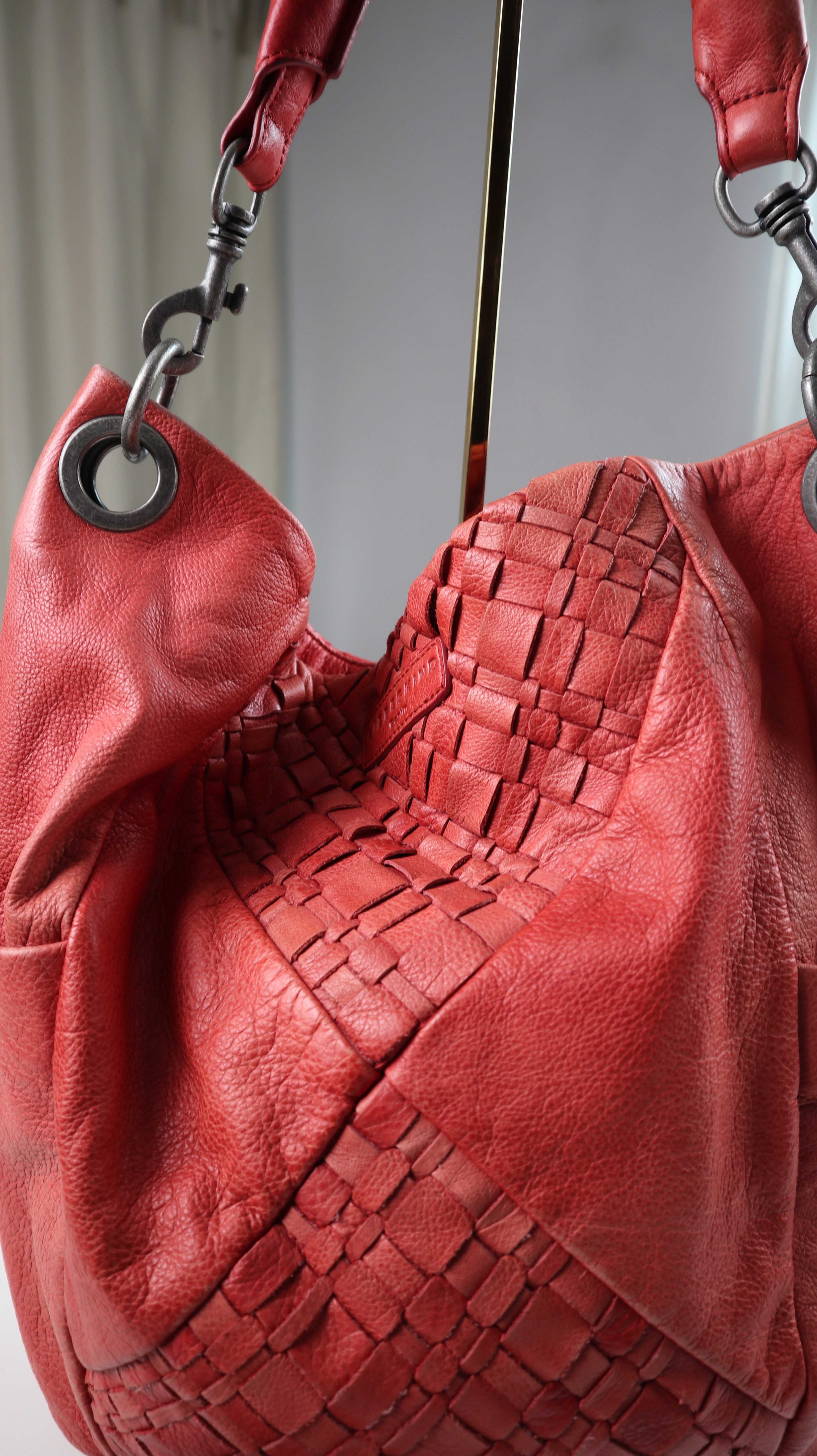 Liebeskind Tasche Ledertasche rot Schultertasche Umhängetasche