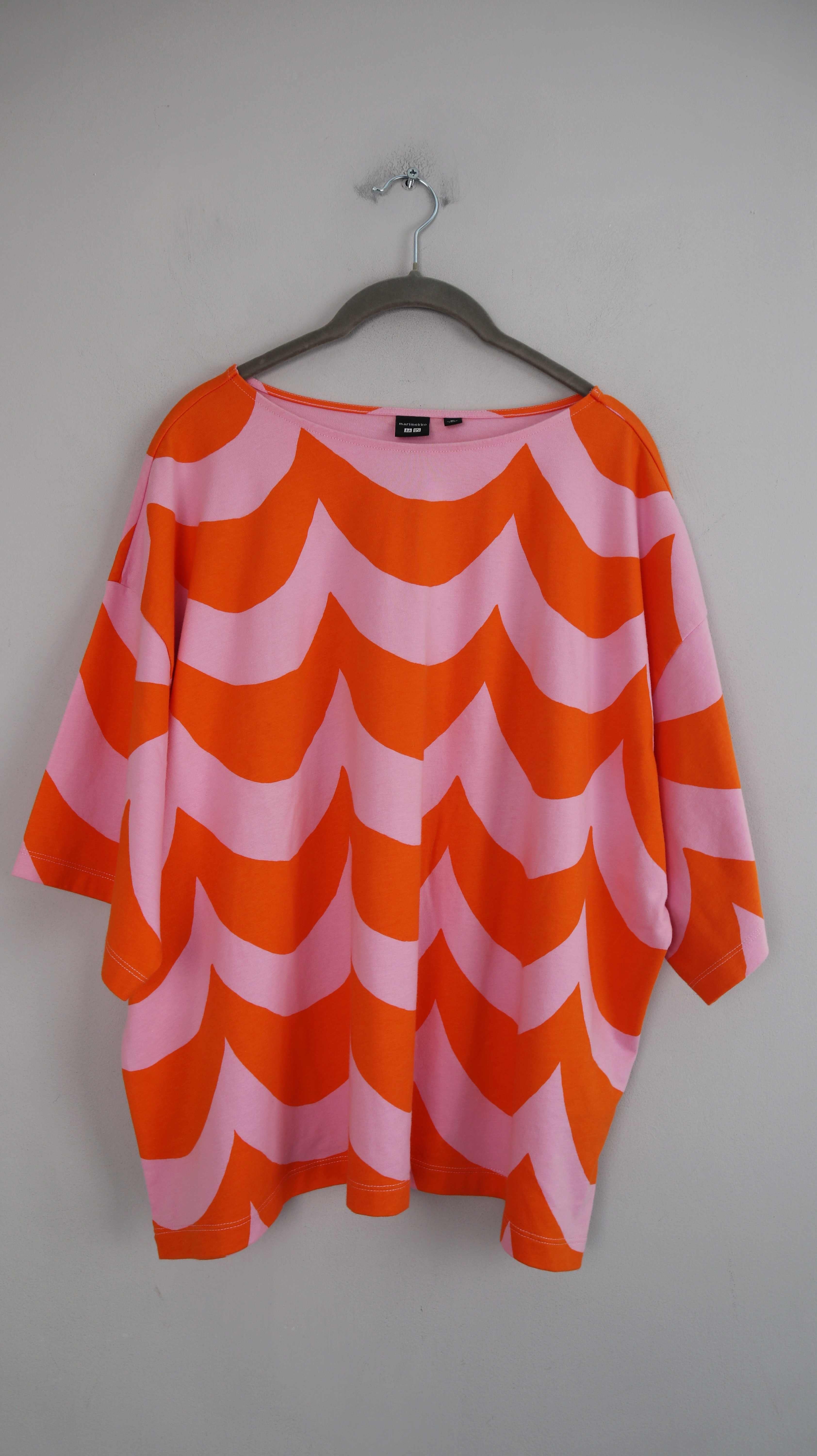 Marimekko x Uniqlo Shirt Oberteil Pink Rosa XL T-Shirt