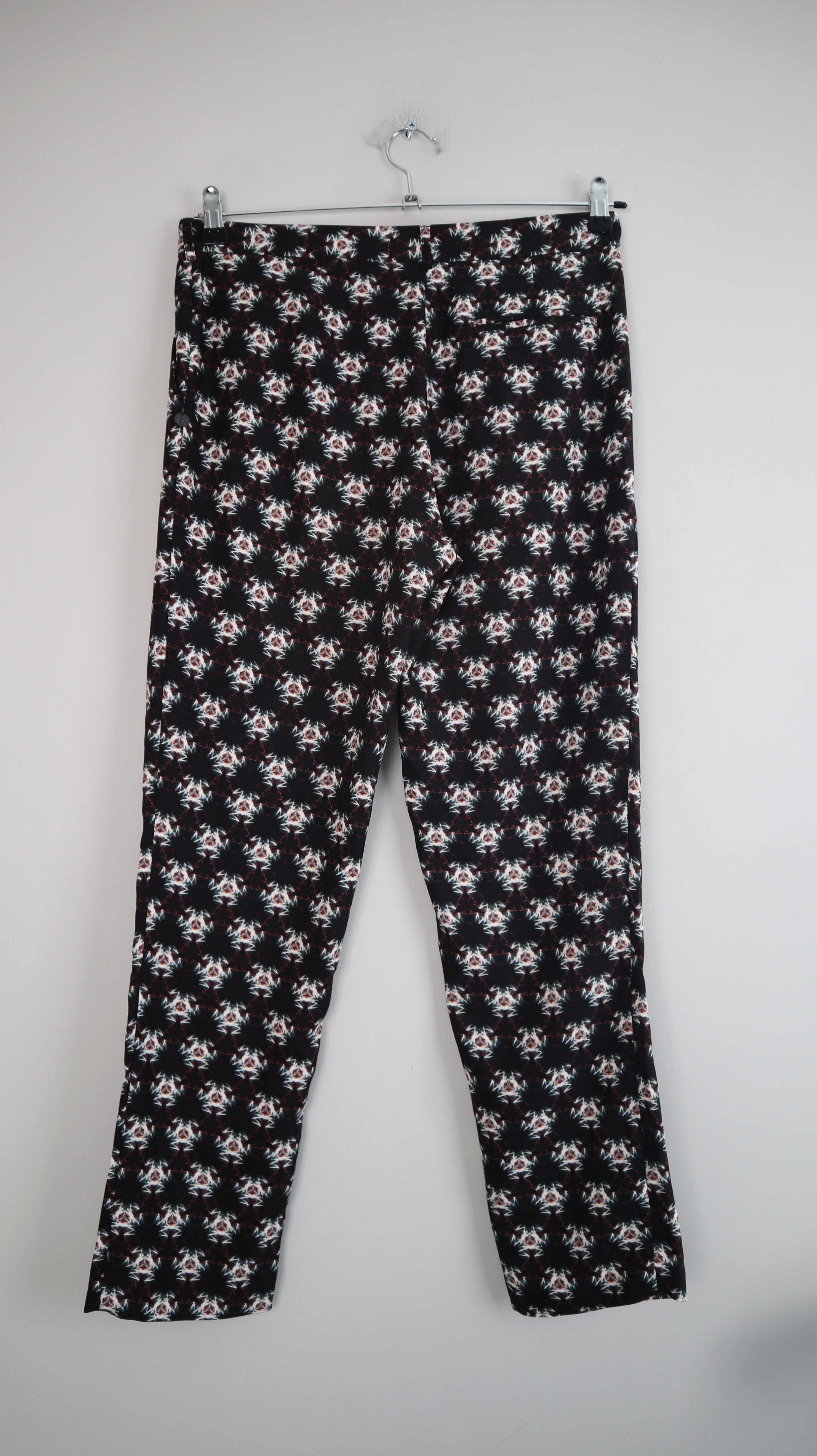 Maison Scotch Hose schwarz 38 M Chino Sommerhose gemustert