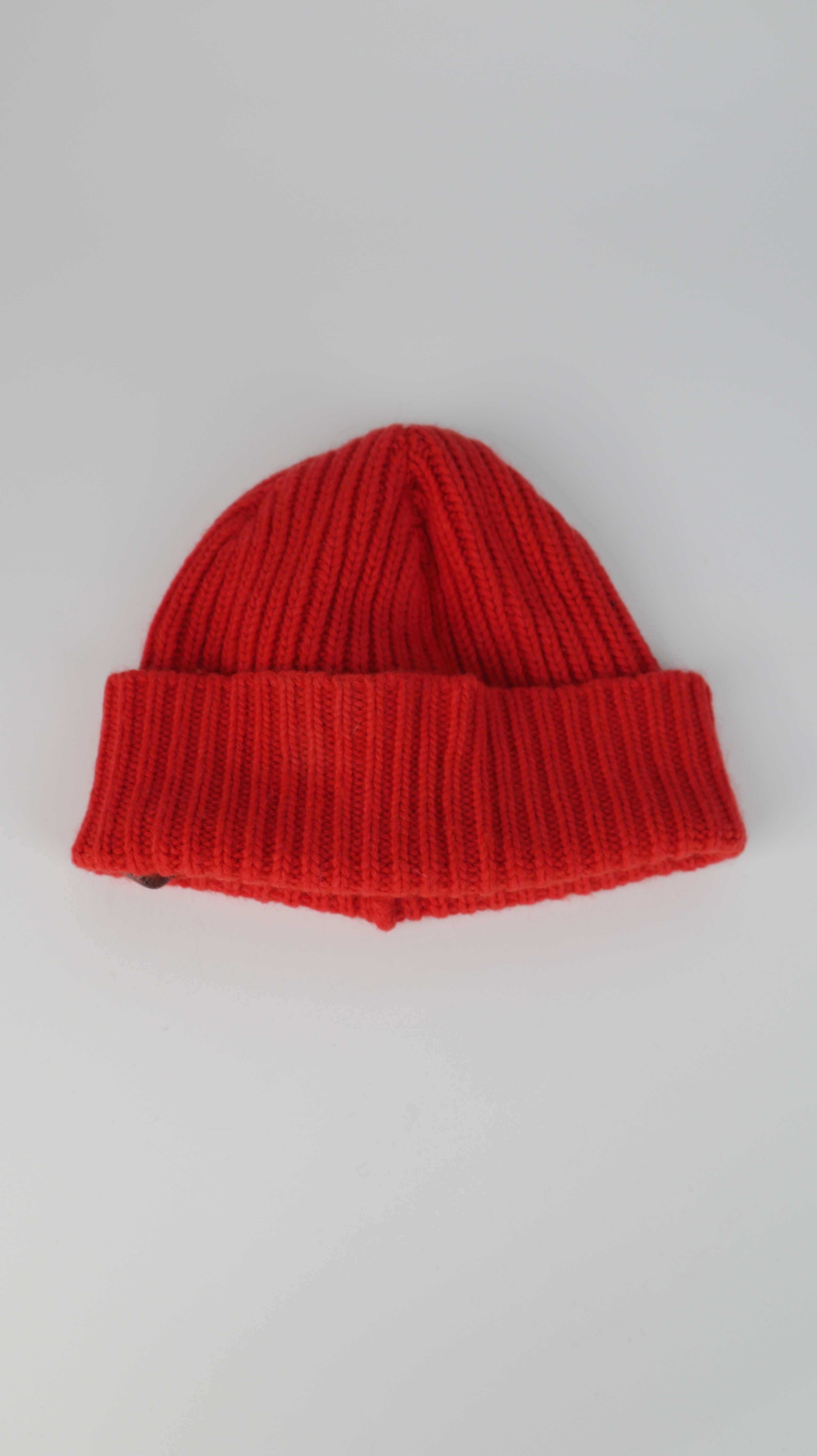 Maison Scotch Mütze Beanie rot Wollmütze Strickmütze Angora Wolle