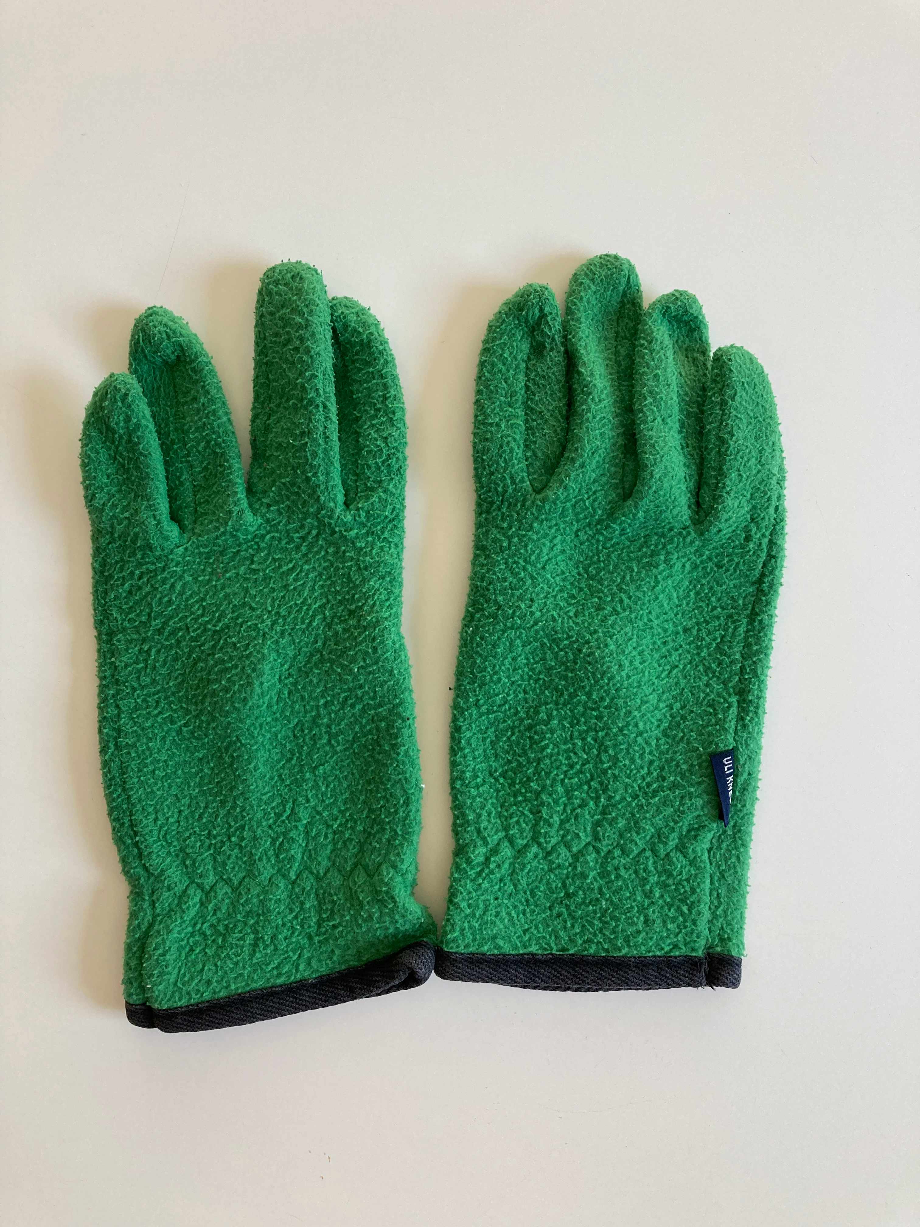 Handschuhe Fleece grün M Uli Knecht Winterhandschuhe