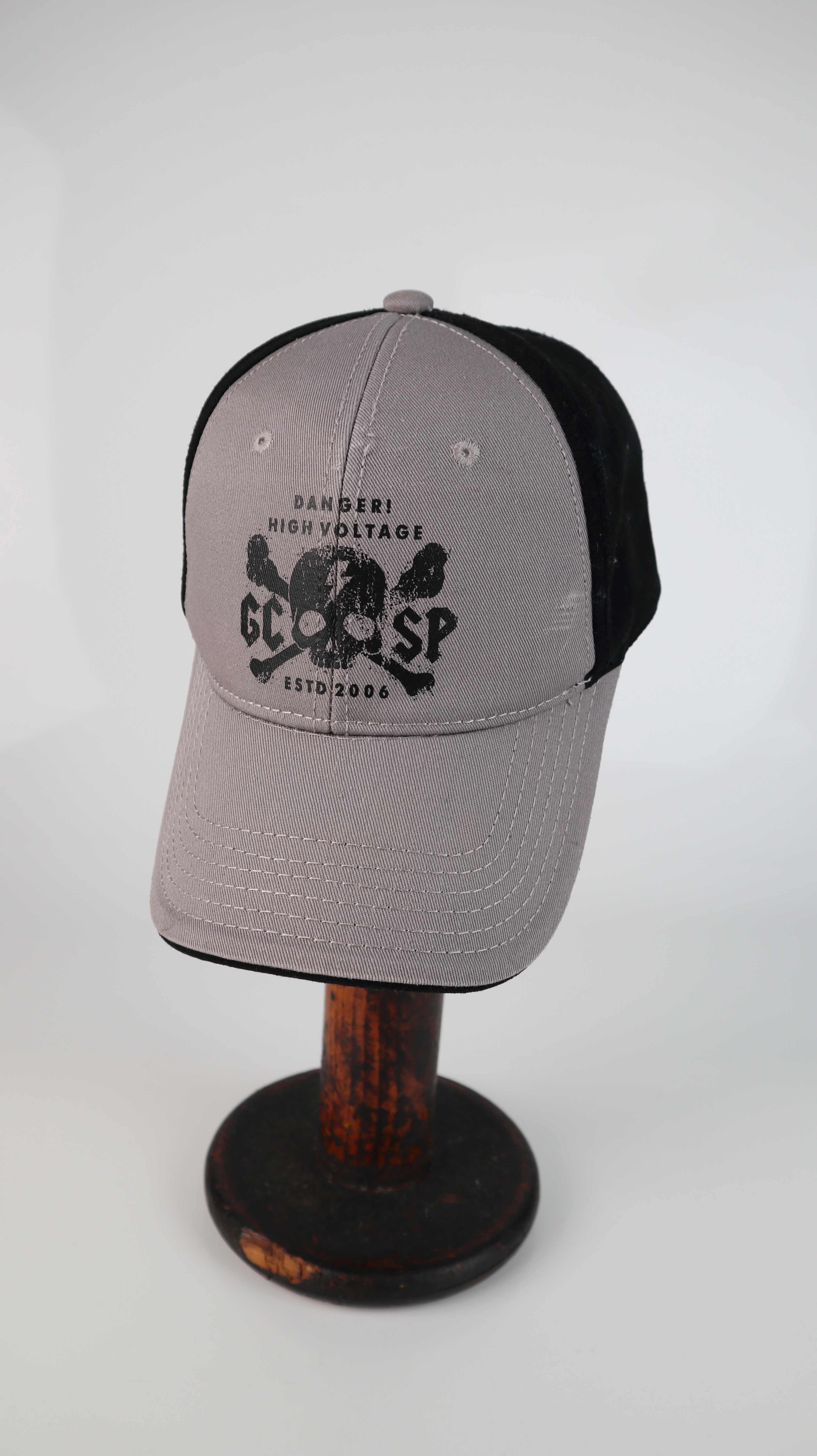 FC St. Pauli Cap grau schwarz Käppi Mütze Motorradclub
