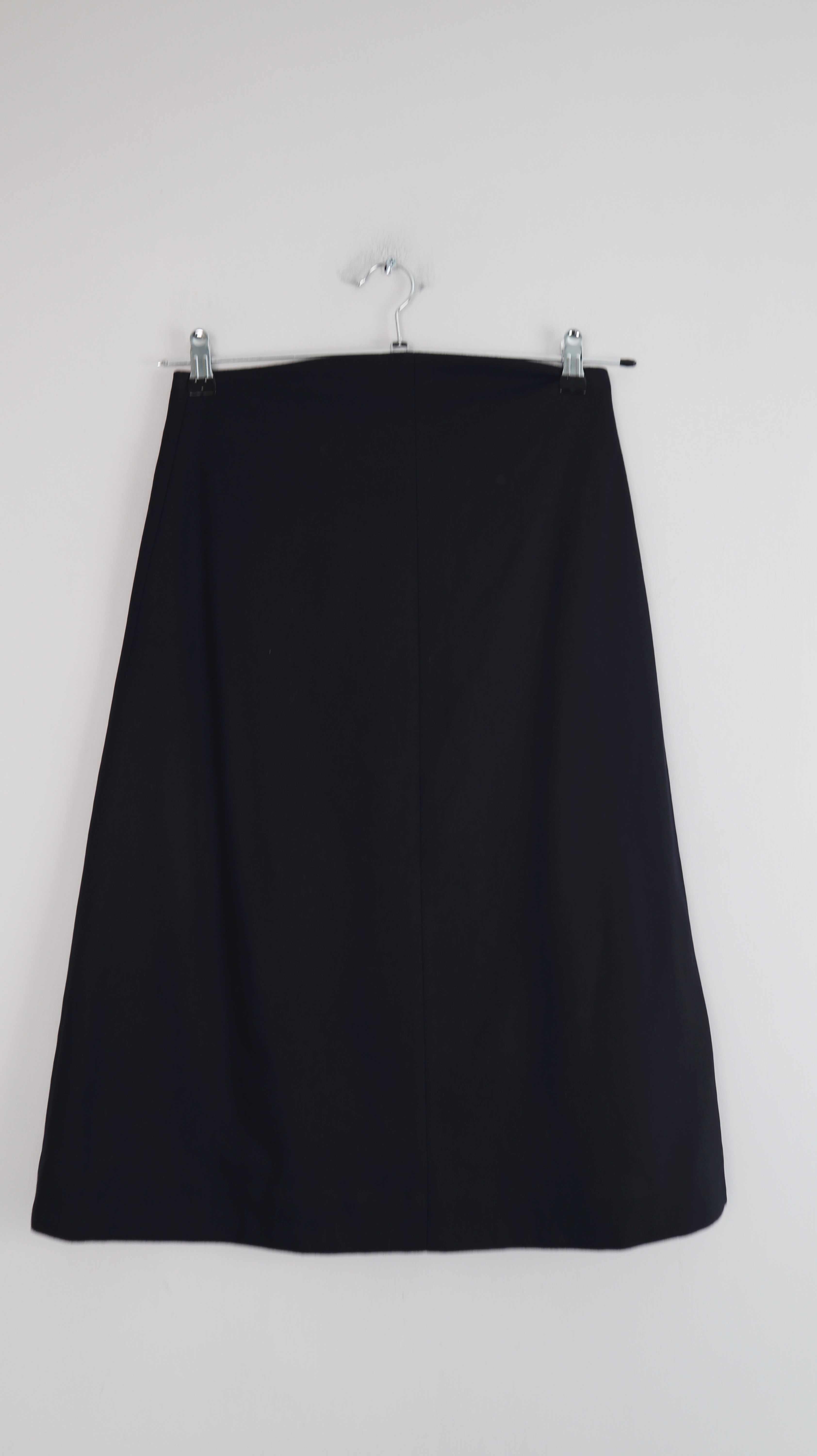 &other stories Rock Wollrock Wolle Dunkelblau 36 S Blau A-Linie