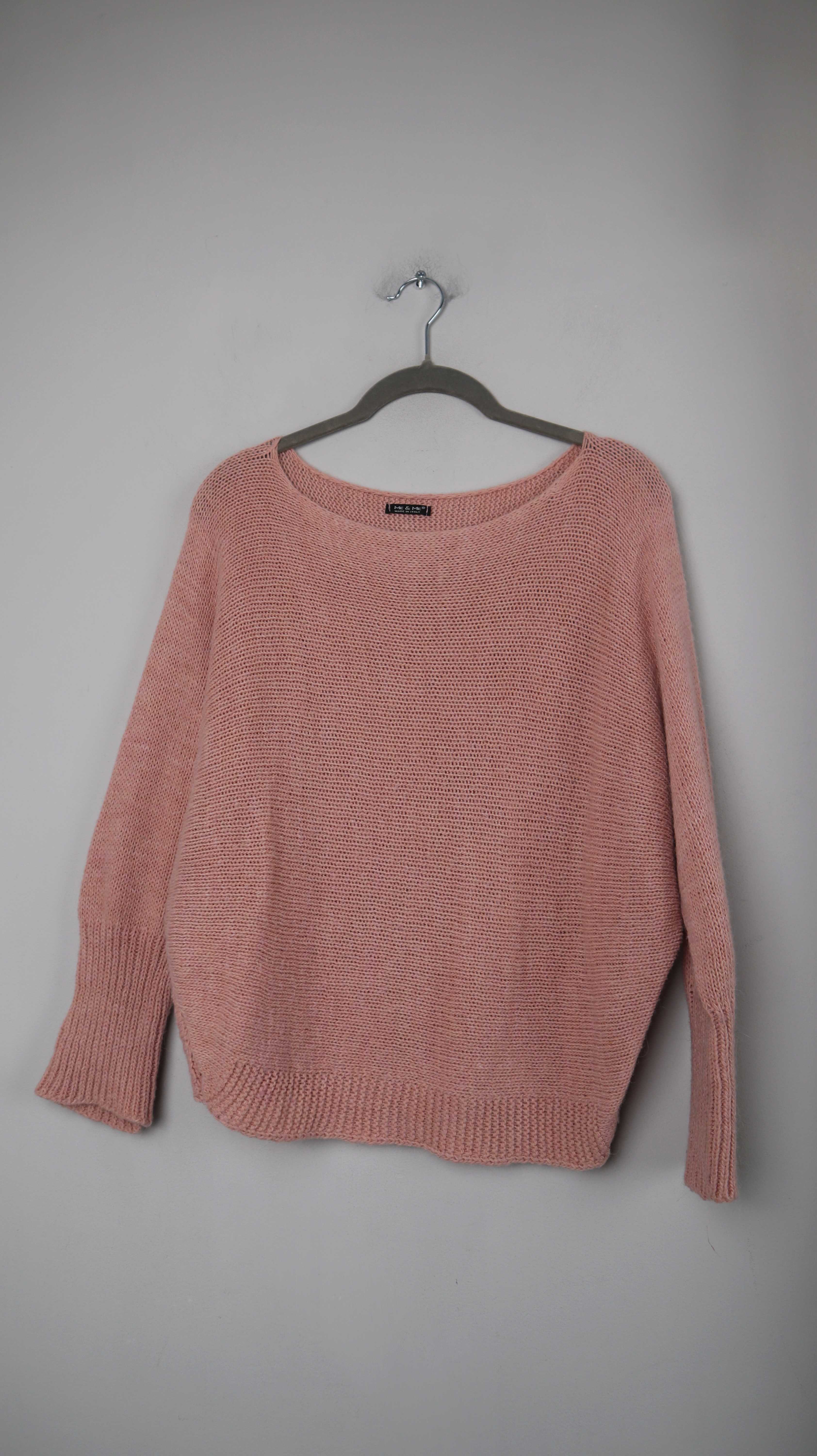 Me & Me Pullover Rosa Pullover gestrickt Strickpullover 38 M Made in Italy
