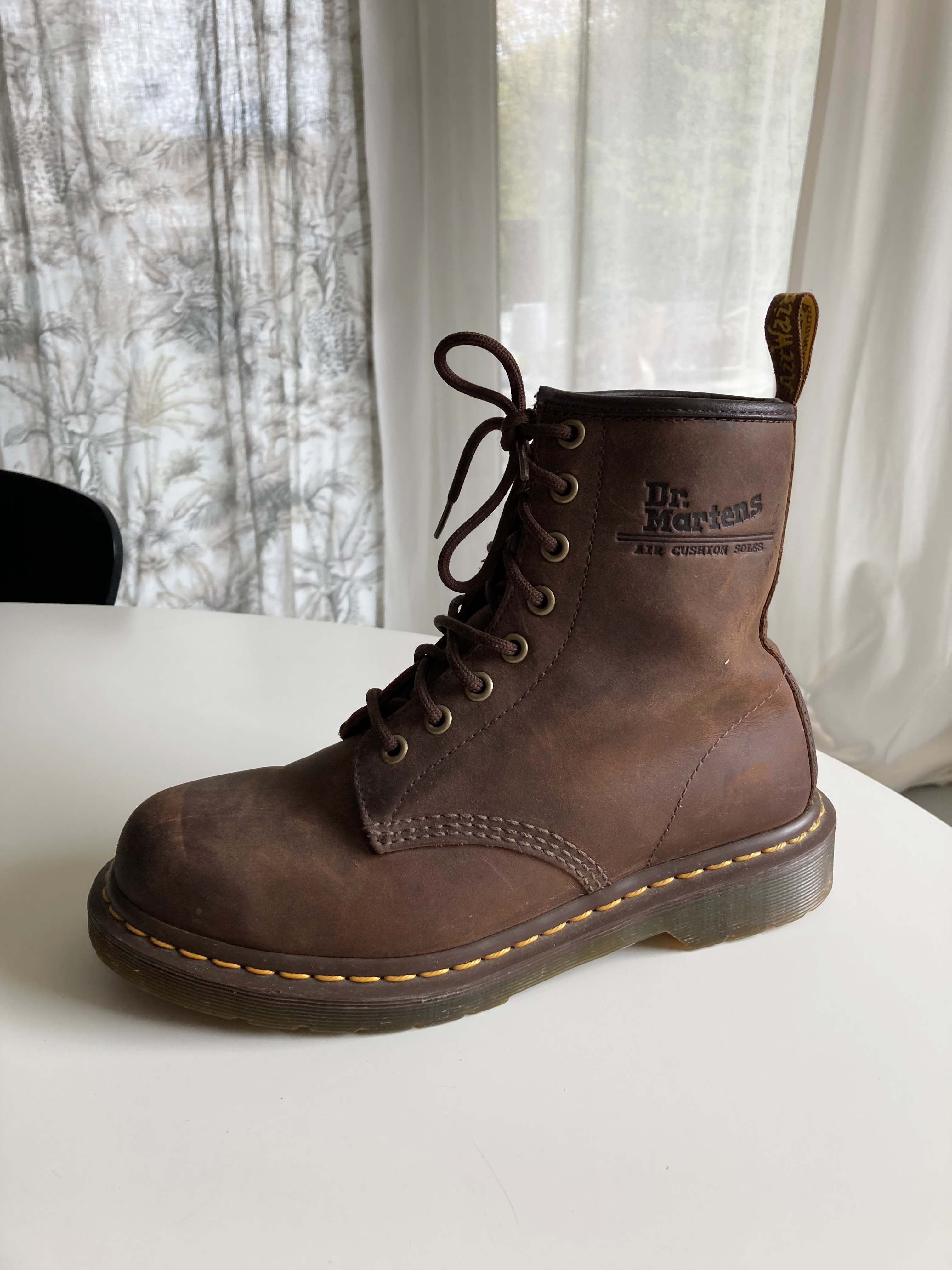 Dr. Martens Boots Stiefel Stiefeletten braun 38 Lederstiefel