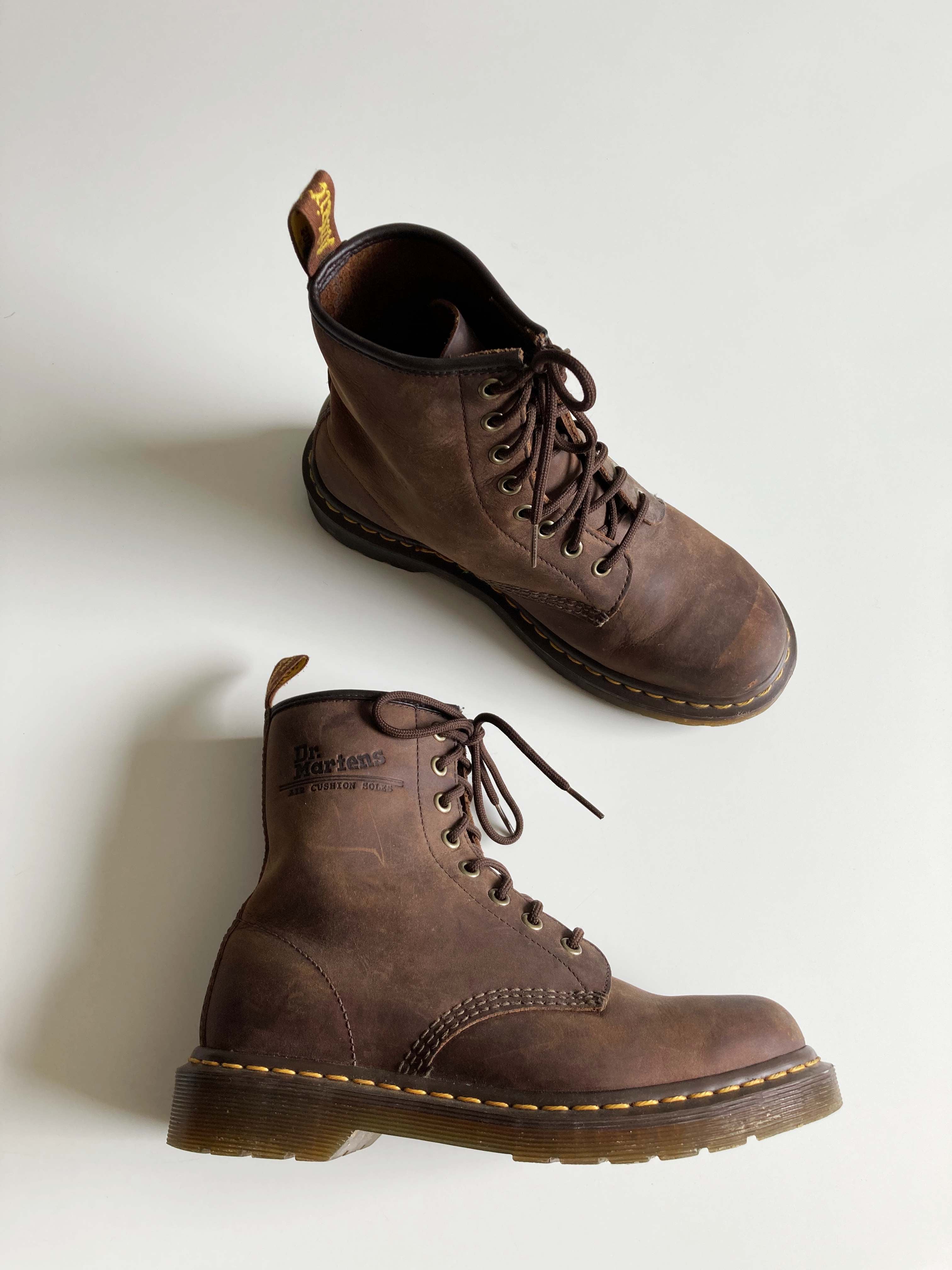 Dr. Martens Boots Stiefel Stiefeletten braun 38 Lederstiefel