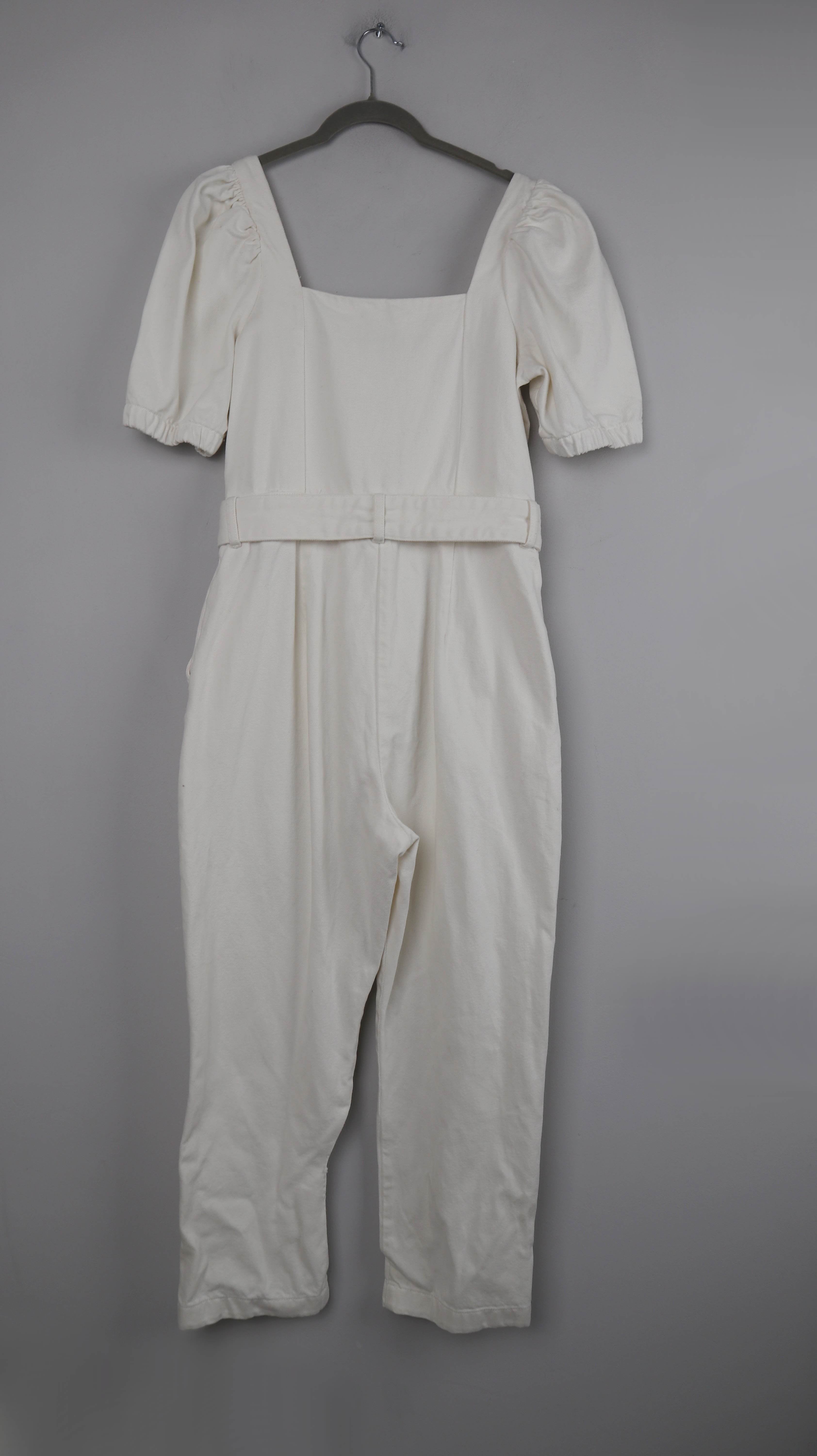 &other stories Overall Einteiler 40 L weiß Creme Ganzkörperanzug