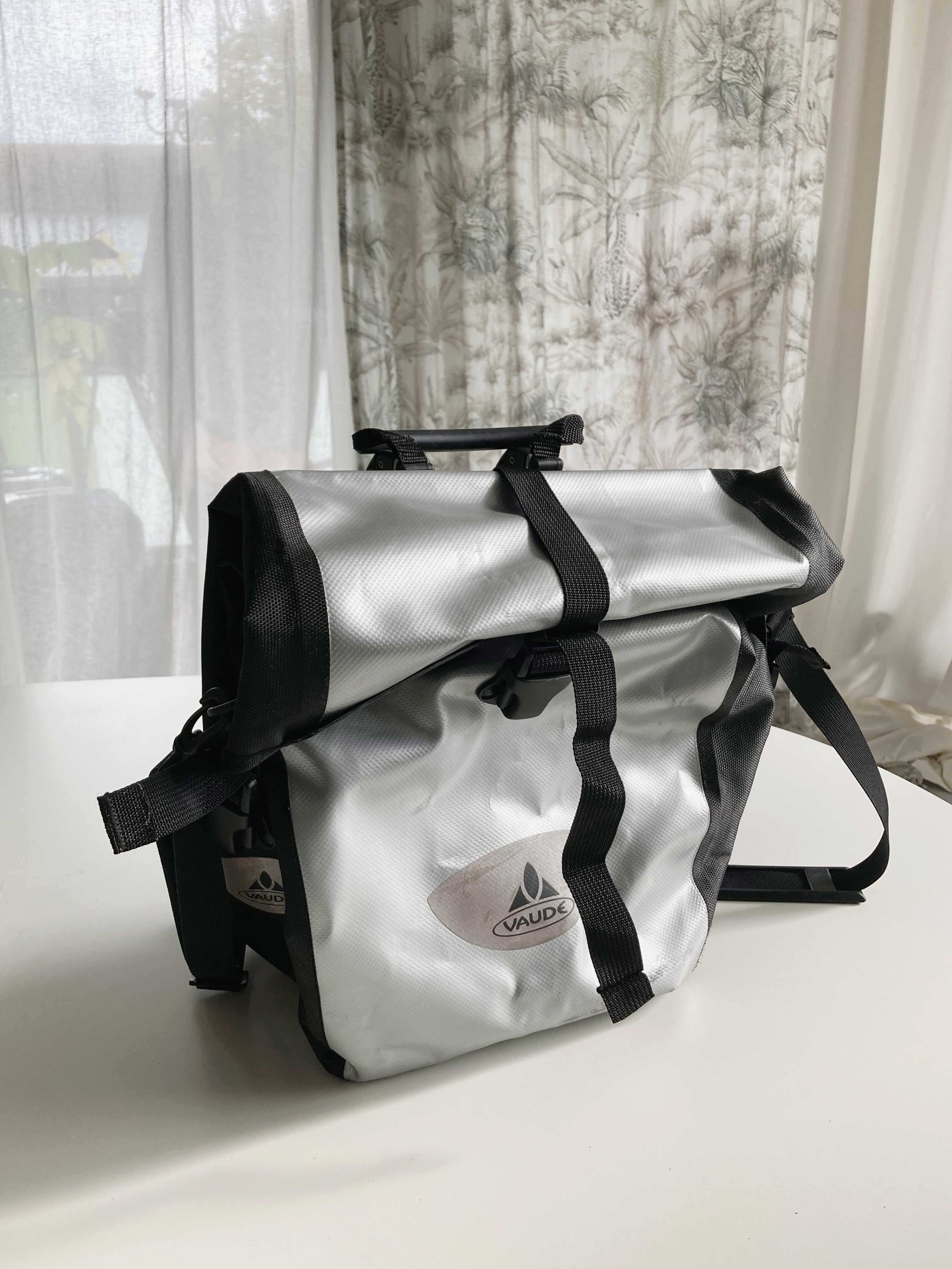Fahrradtasche Satteltasche Vaude Silber Grau Seitentasche – Handpicked pieces