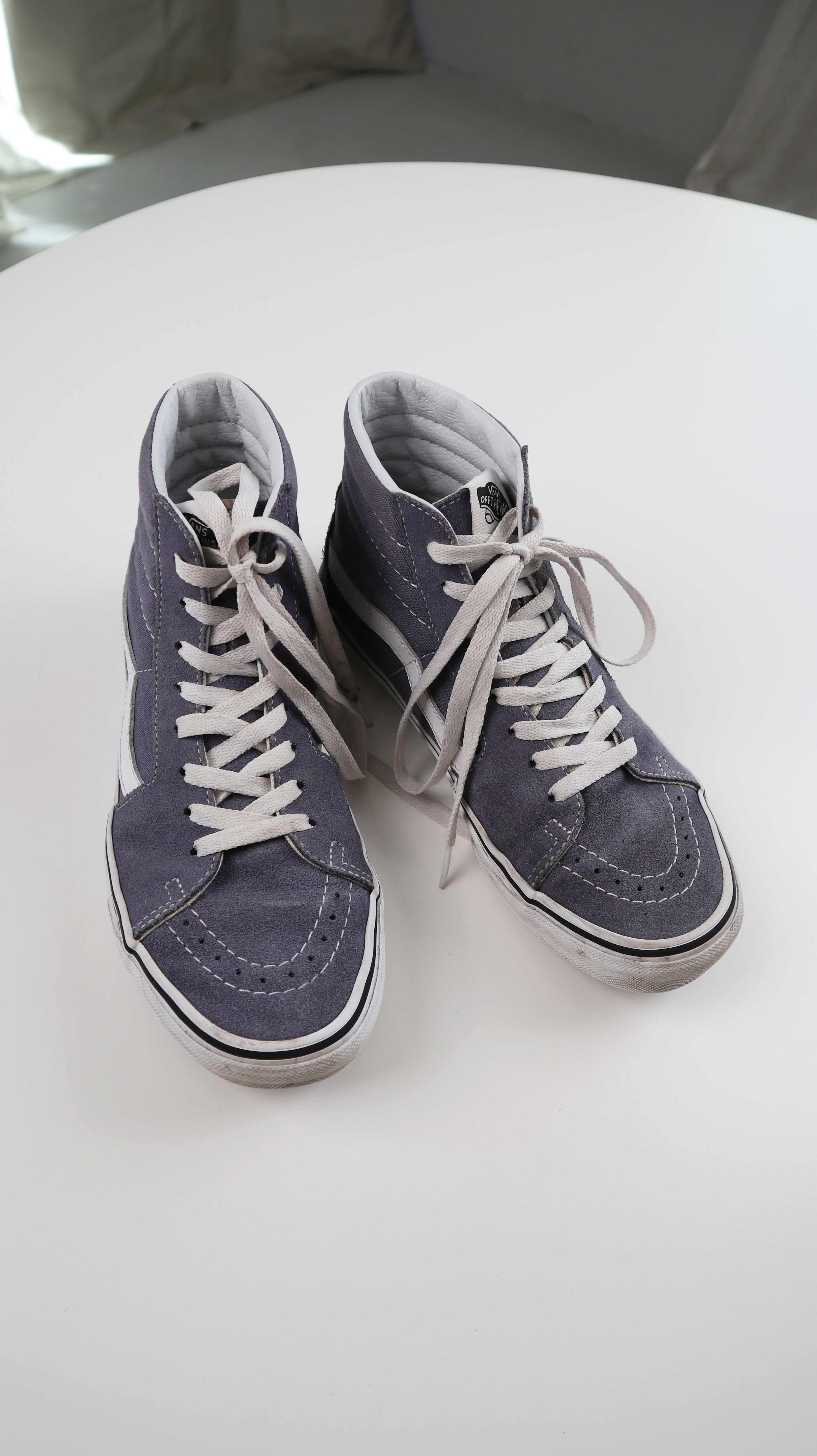 Vans off the Wall Sneaker Turnschuhe high hoch blau hellblau 39