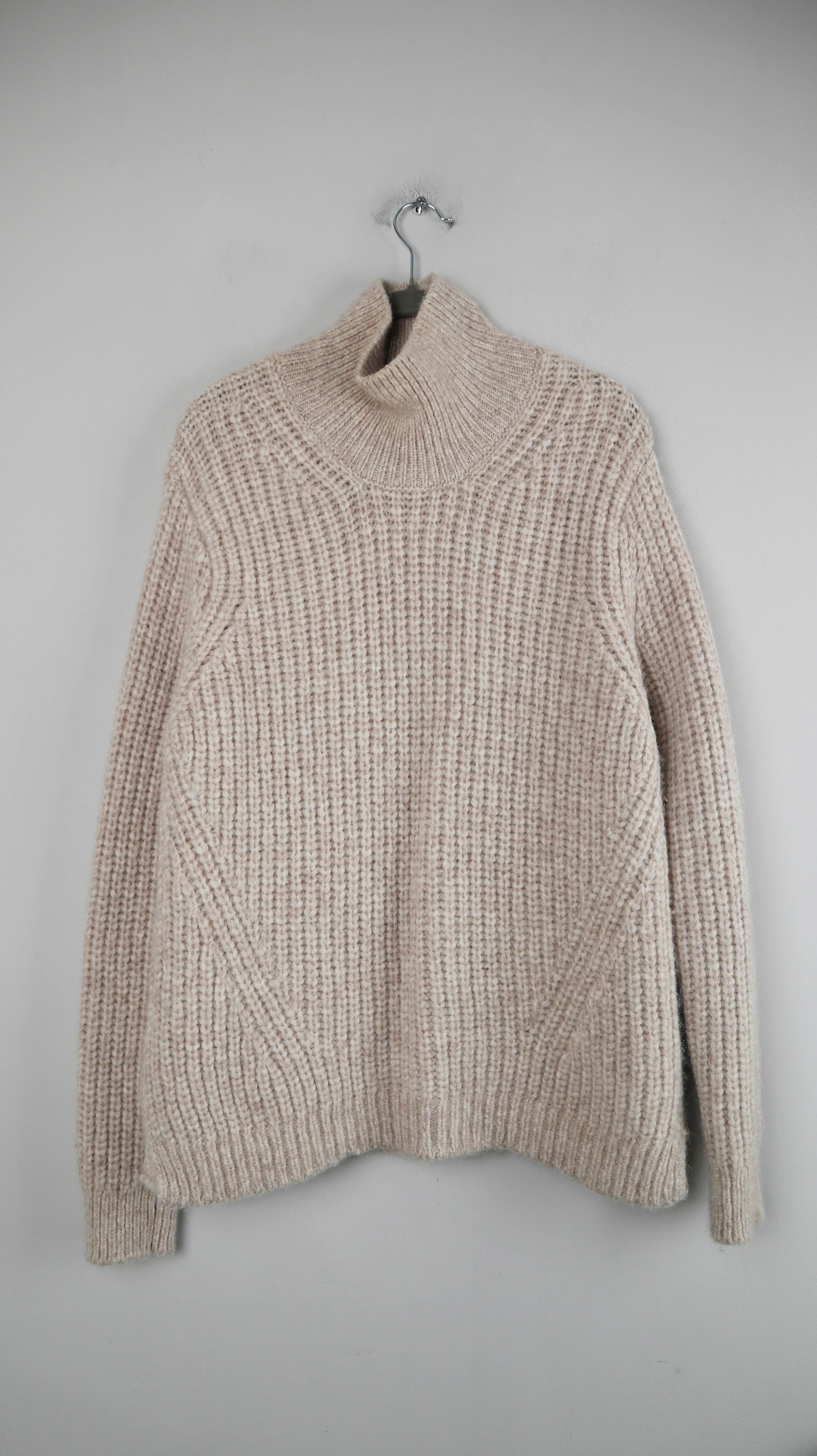 Closed Pullover Rollkragenpullover Creme Beige 38 M Strickpullover Alpaka