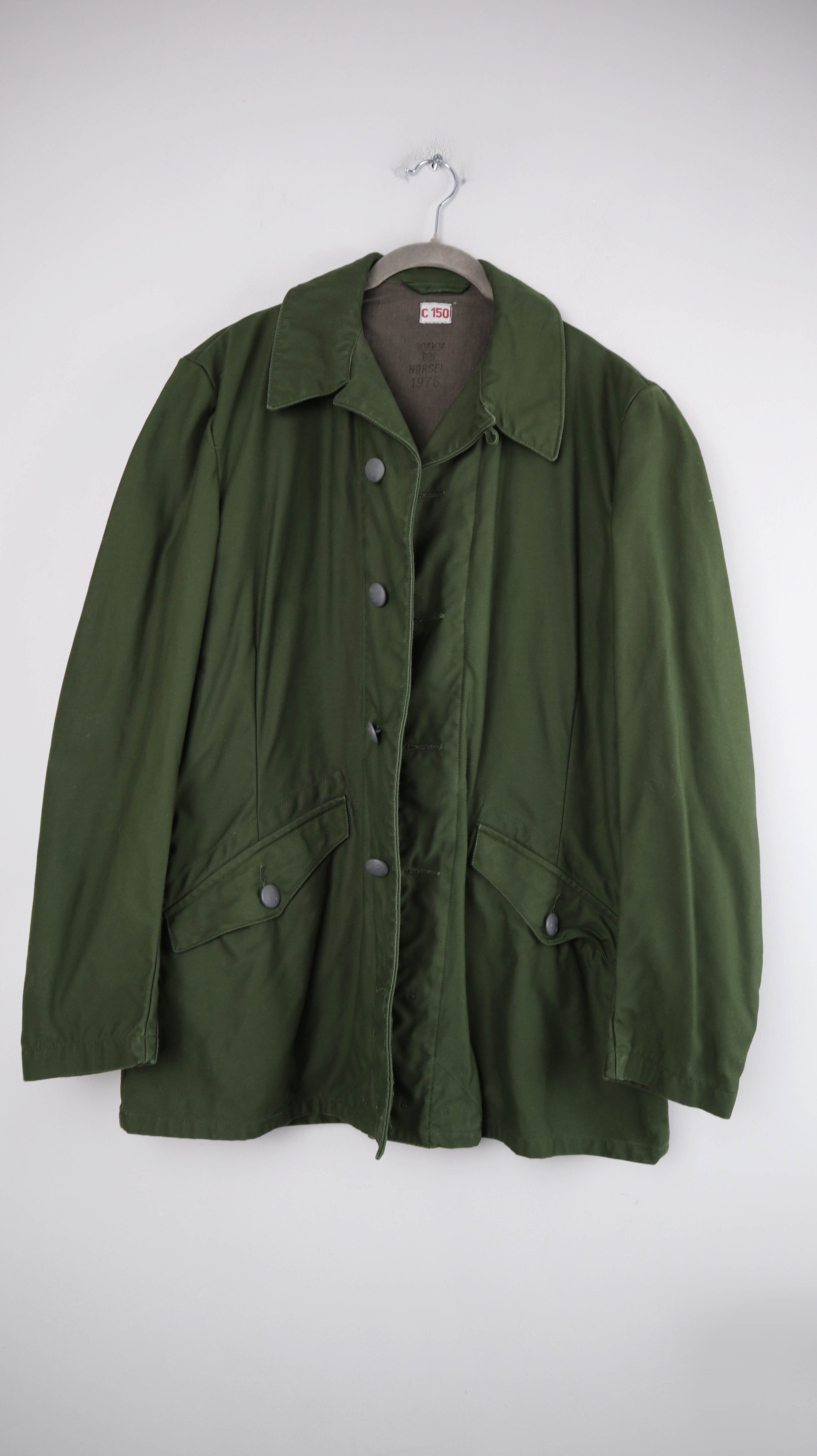 Schwedenjacke grün Dunkelgrün Khaki Norsel 1976 C150 Parka Mantel 38 M