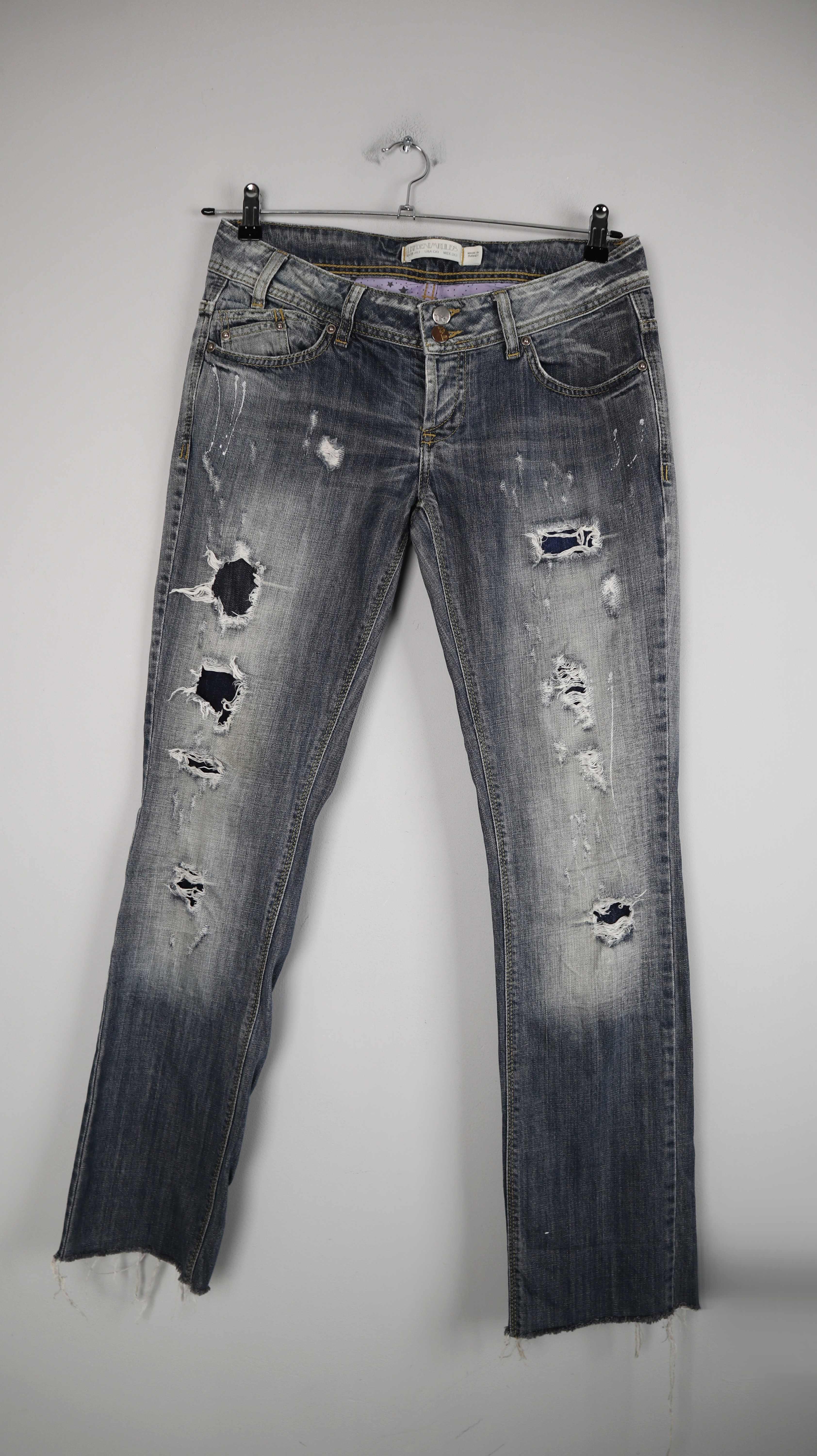 Madness Jeans ripped 38 M denim Boyfriend Hose washed