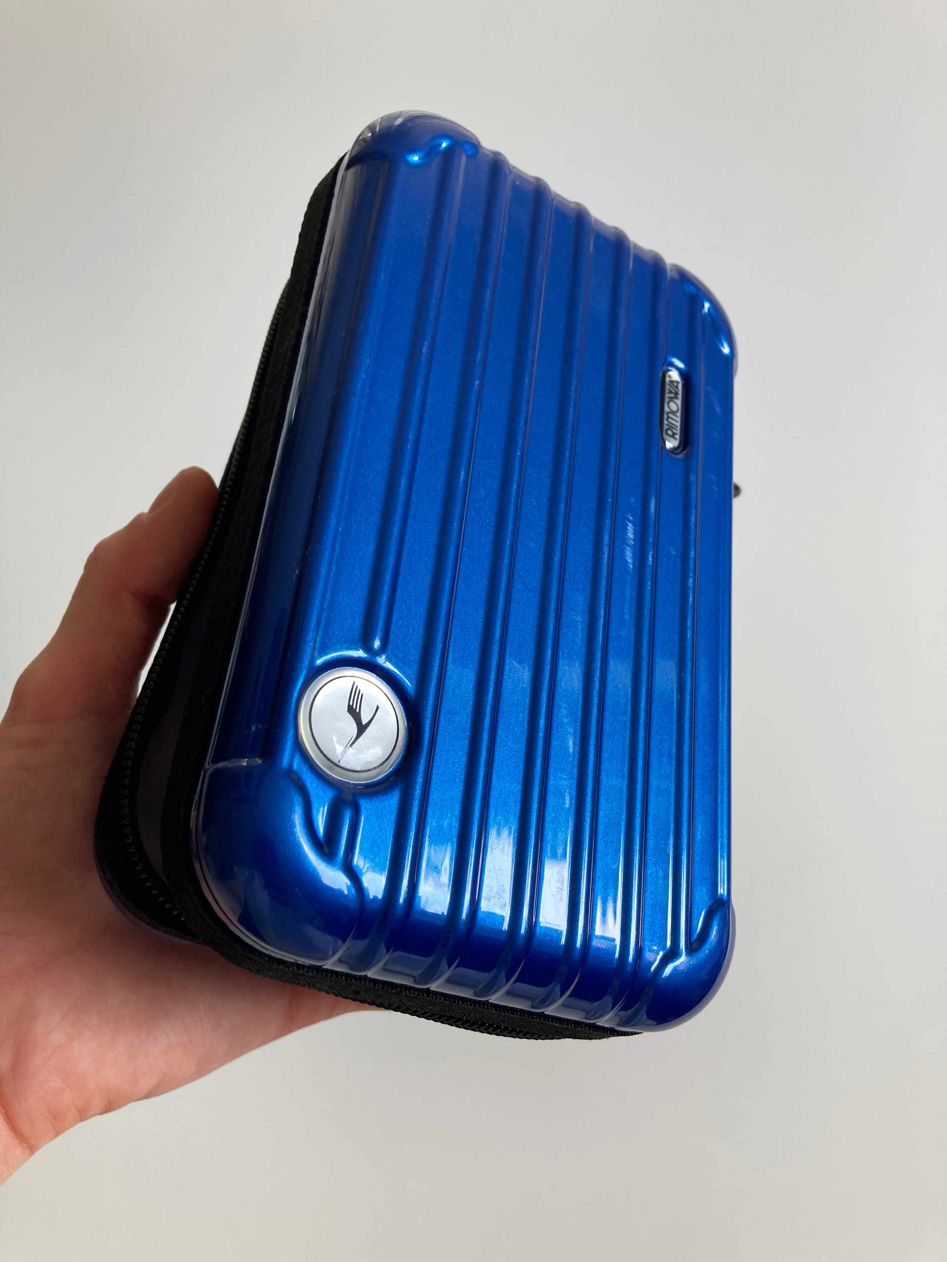 Rimowa Beautycase Kosmetiktasche Etui Blau Koffer Tasche