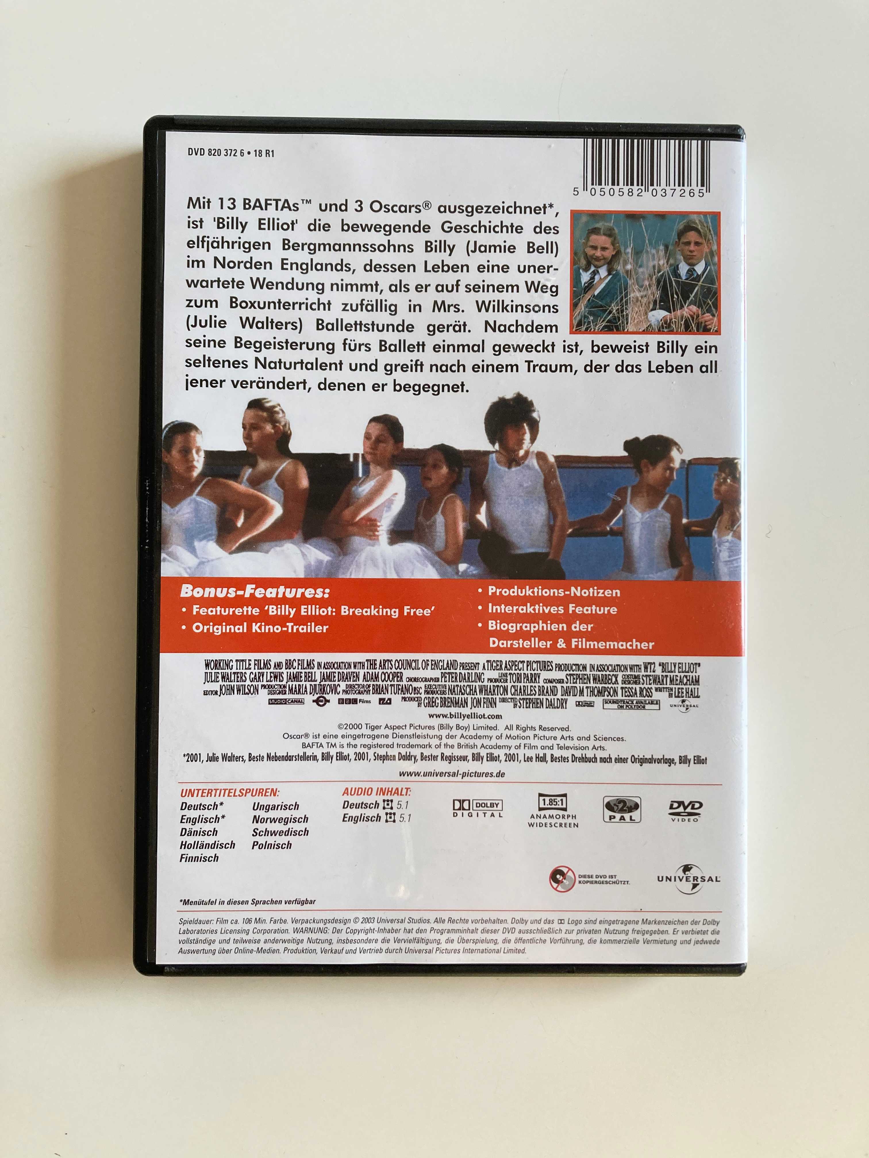 Billie Elliot DVD Film