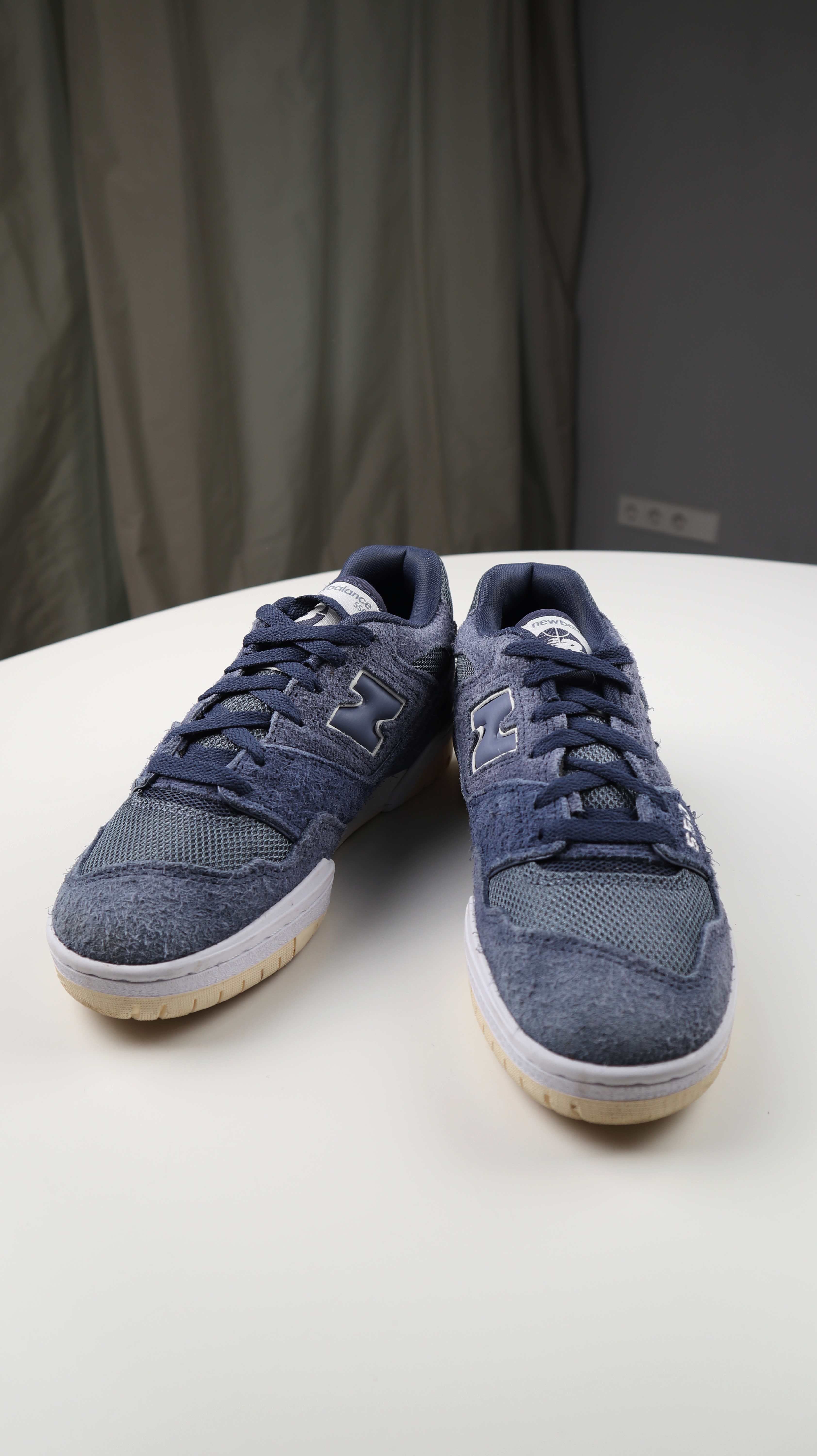New Balance Sneaker Turnschuhe 550 Blau Wildleder arctic grey low 40